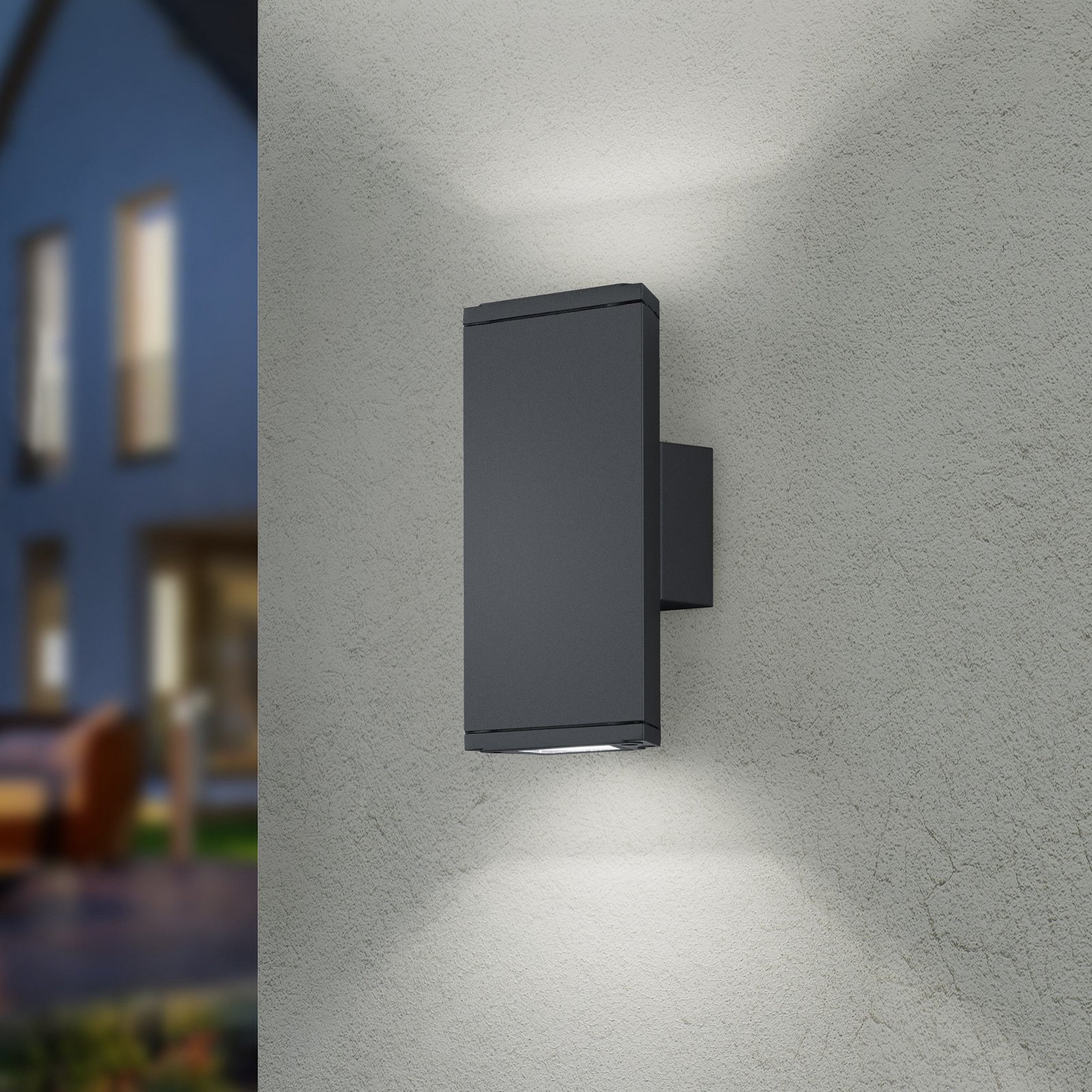 LED buiten wandlamp COLORADO antraciet Hoogte 20 cm Metaal IP54 LED buiten wandlamp COLORADO antraciet Hoogte 20 cm Metaal IP54