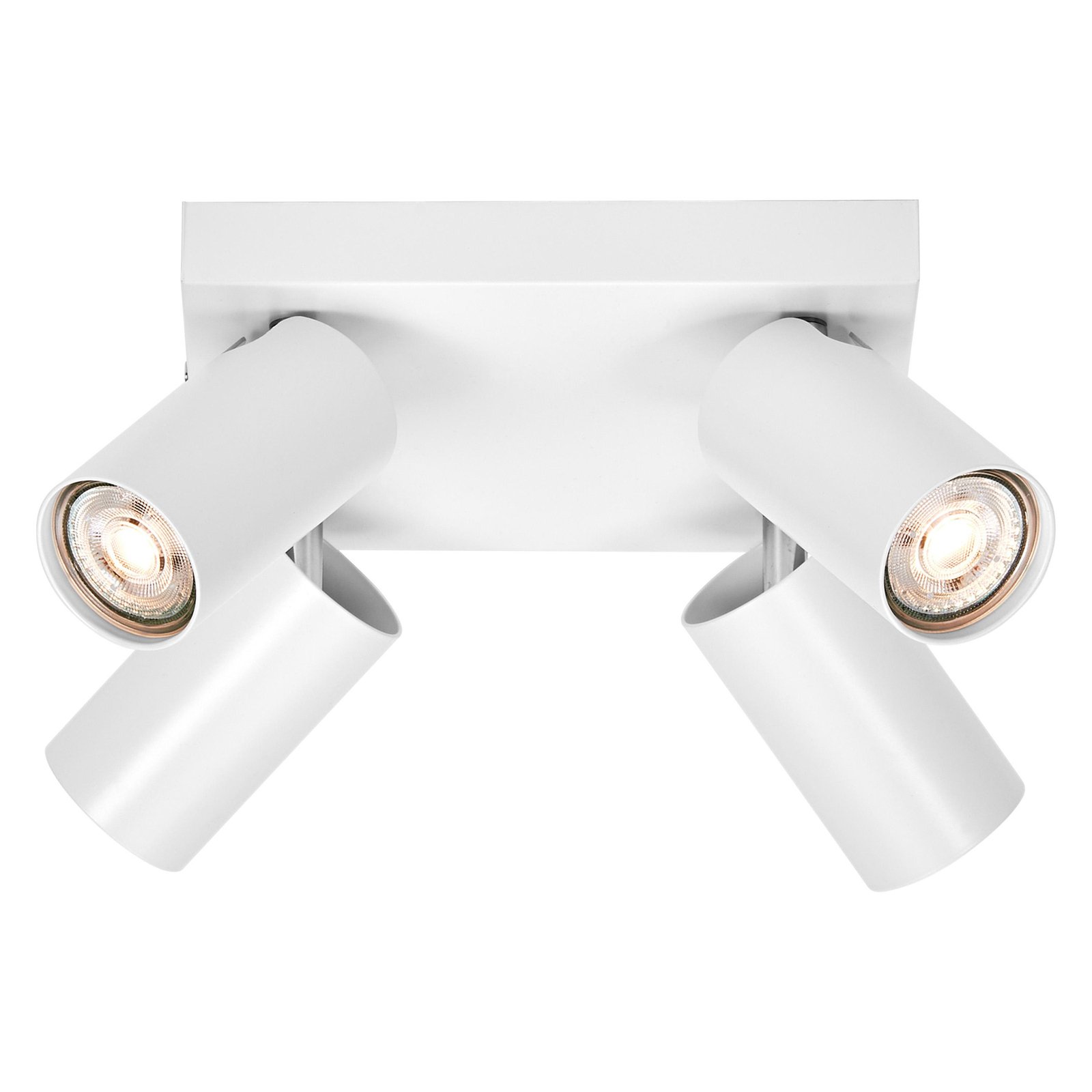 LEDVANCE Octagon LED spot, dimbaar, 4-lamps, vierkant, wit