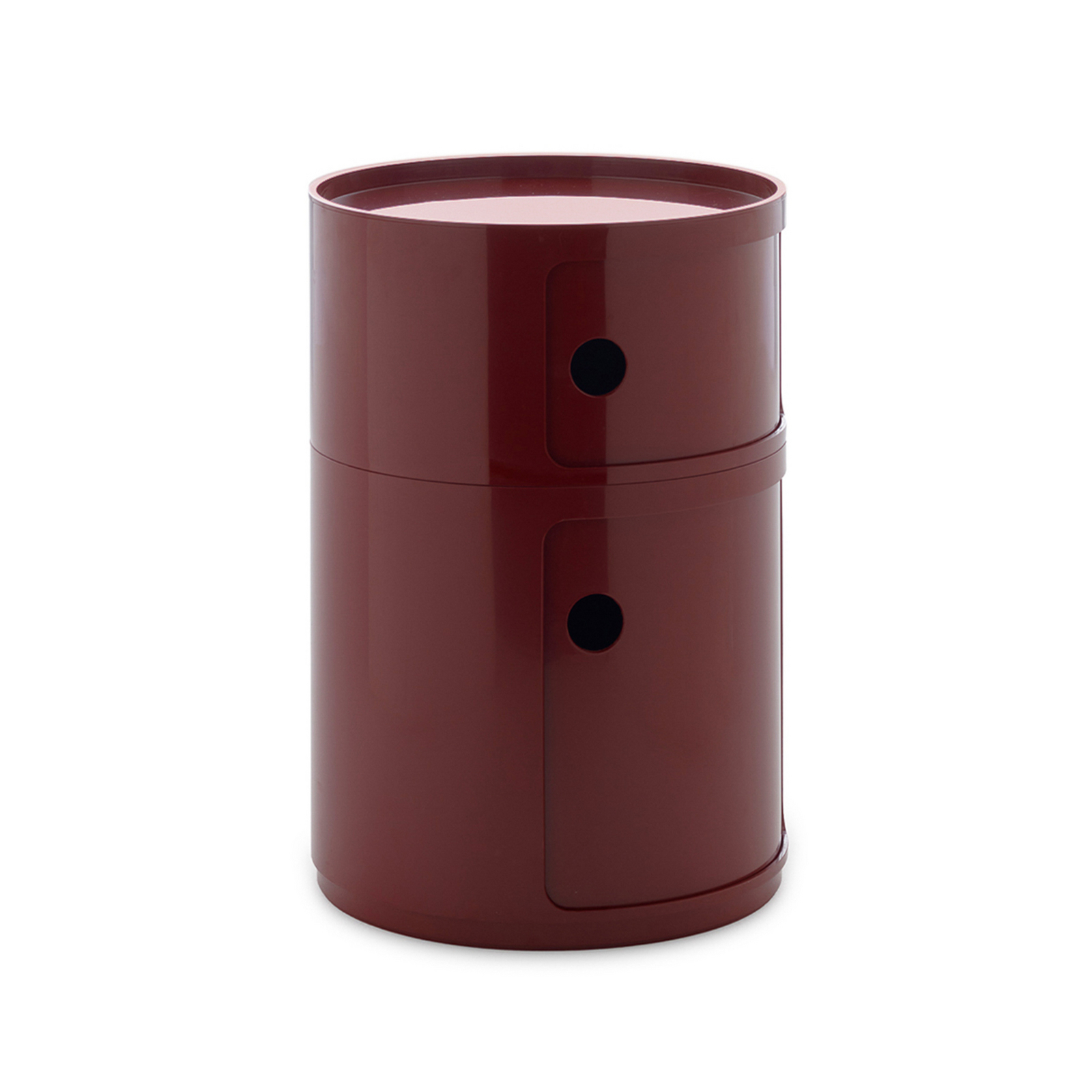 Componibili Big Container, rød, 2 elementer, høyde 61,5 cm - Kartell