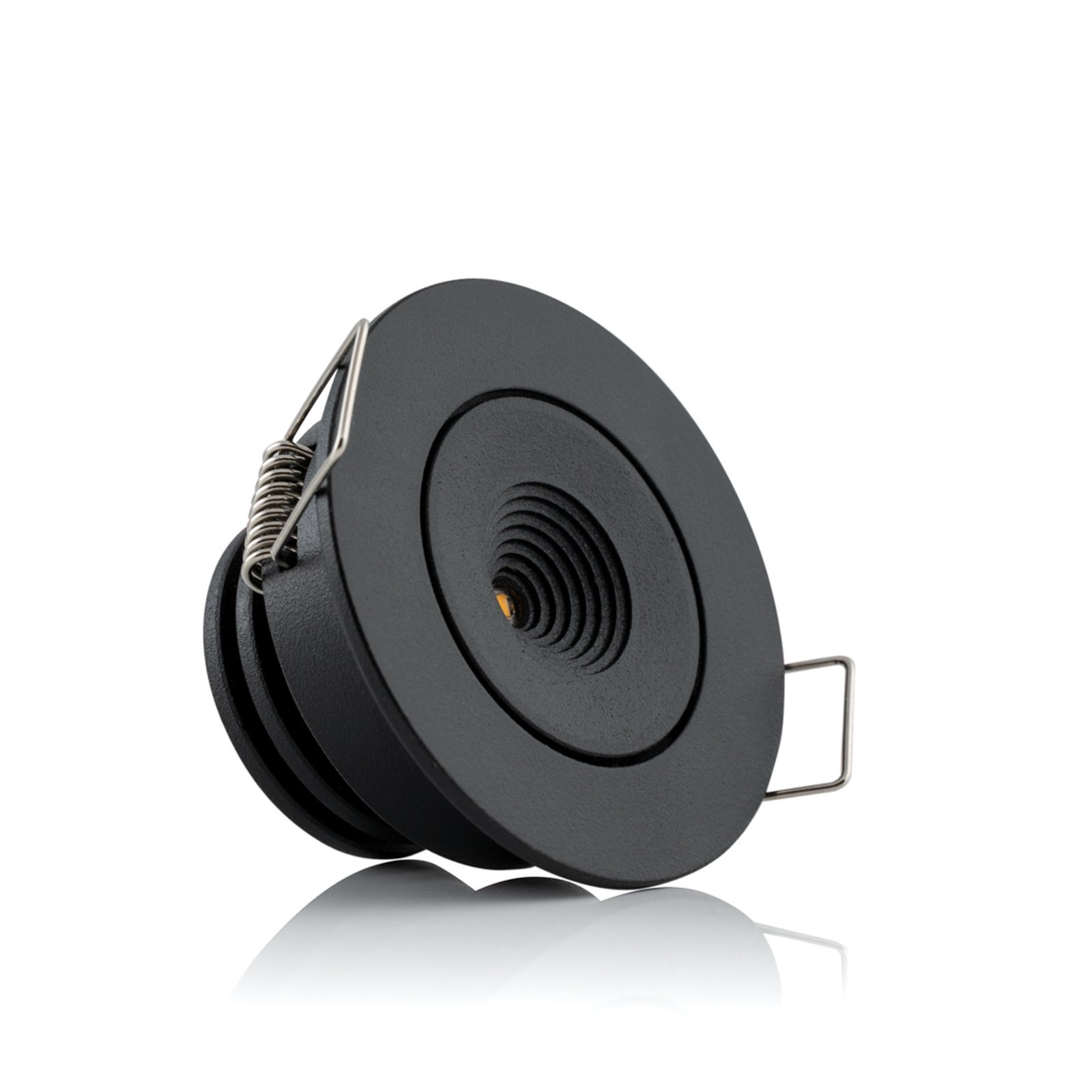 SLC MiniOne Tilt LED-Einbauleuchte schwarz 3.000 K
