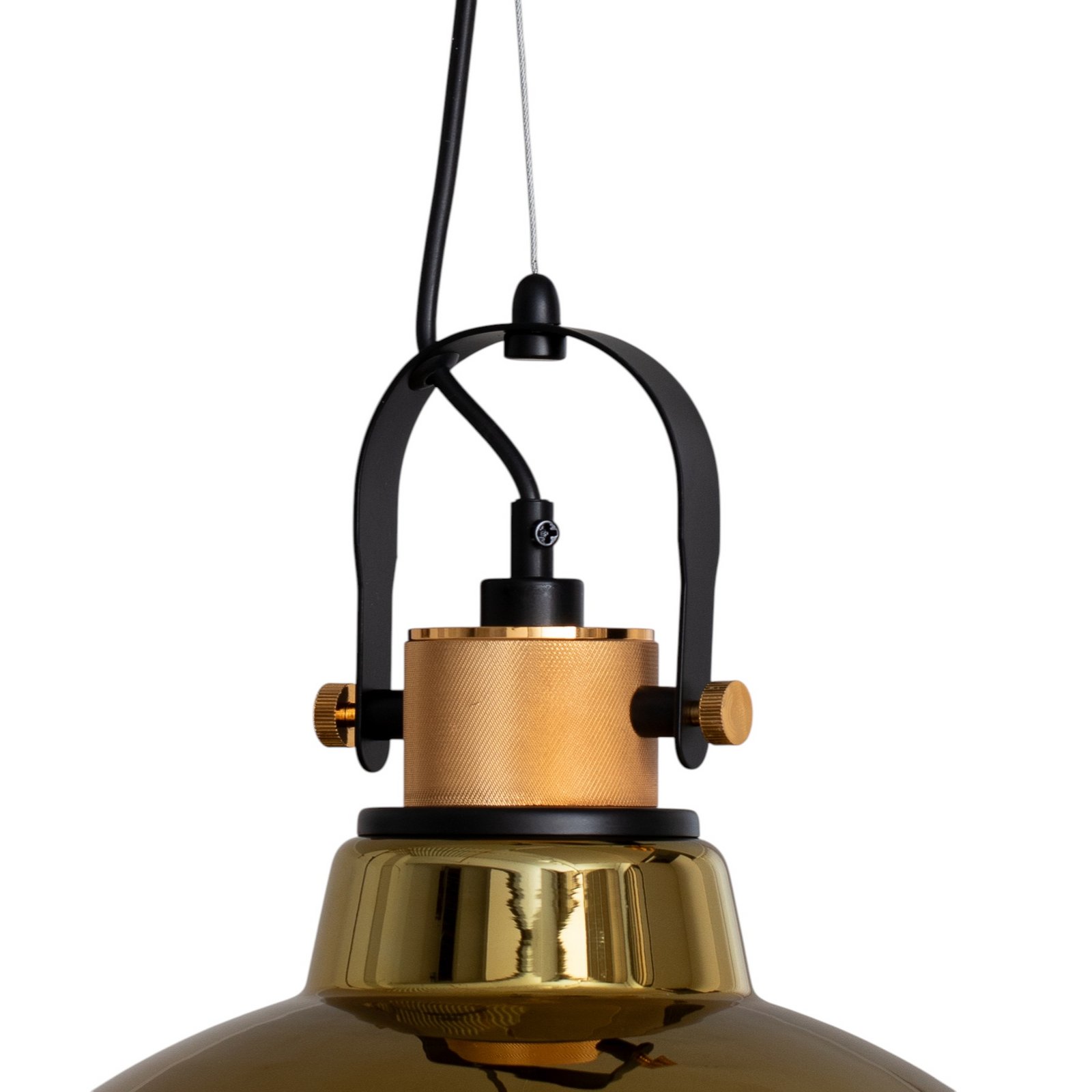 Hängeleuchte Amalfi, gold, Ø 30 cm