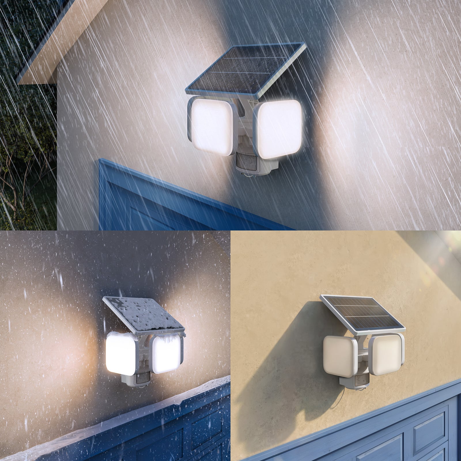 Philips LED-sončna svetilka Zyren, bela, 5.000 K, senzor, IP65 Philips LED-sončna svetilka Zyren, bela, 5.000 K, senzor, IP65