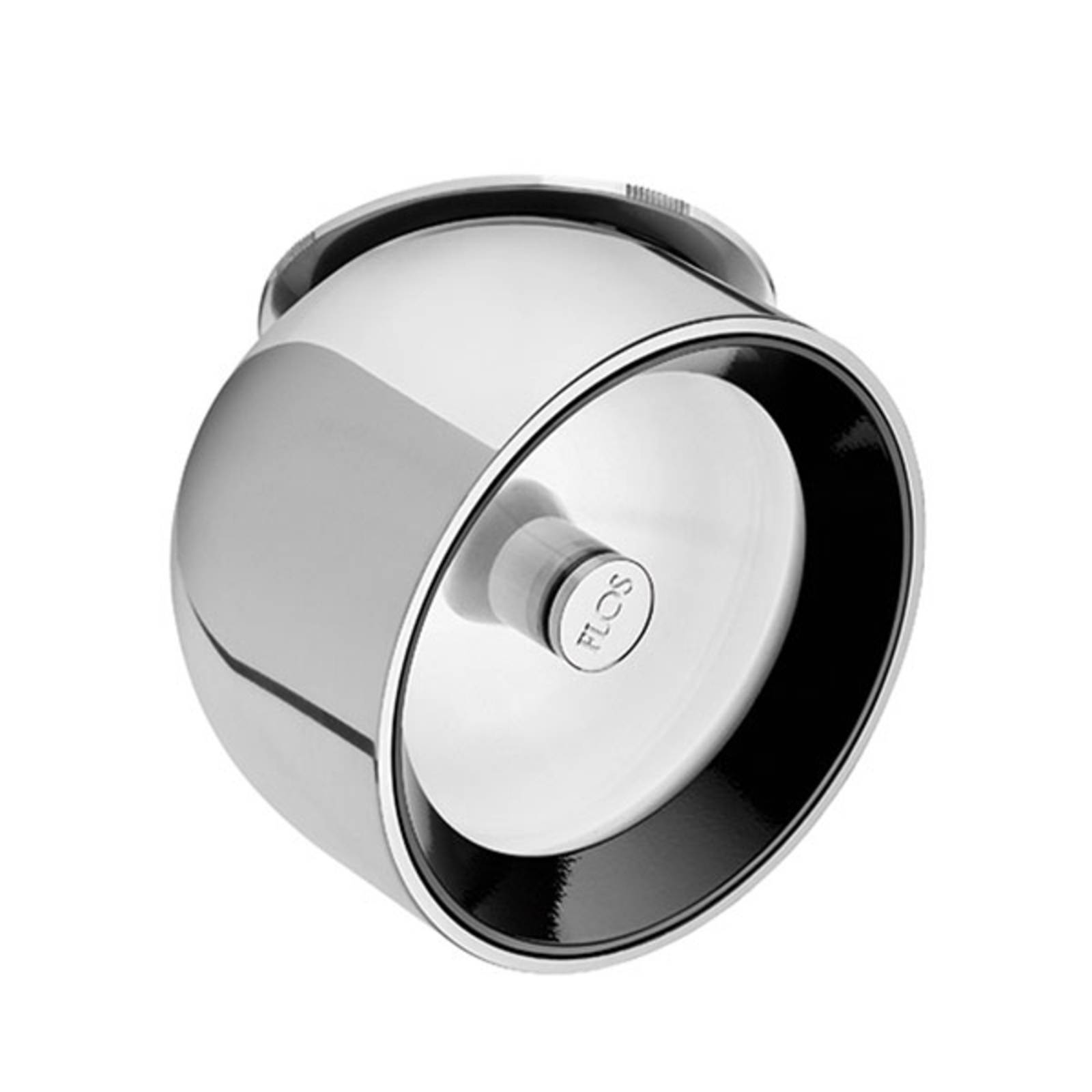 Flos ARCHITECTURAL WAN Spot - Downlight by FLOS, Polished Aluminium, for Living / Dining Room, Aluminium, glass, G9, 40 W, energy efficiency: A++, H: 8.1 cm