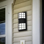 EGLO Cistierna 2 aplique de exterior, negro/blanco