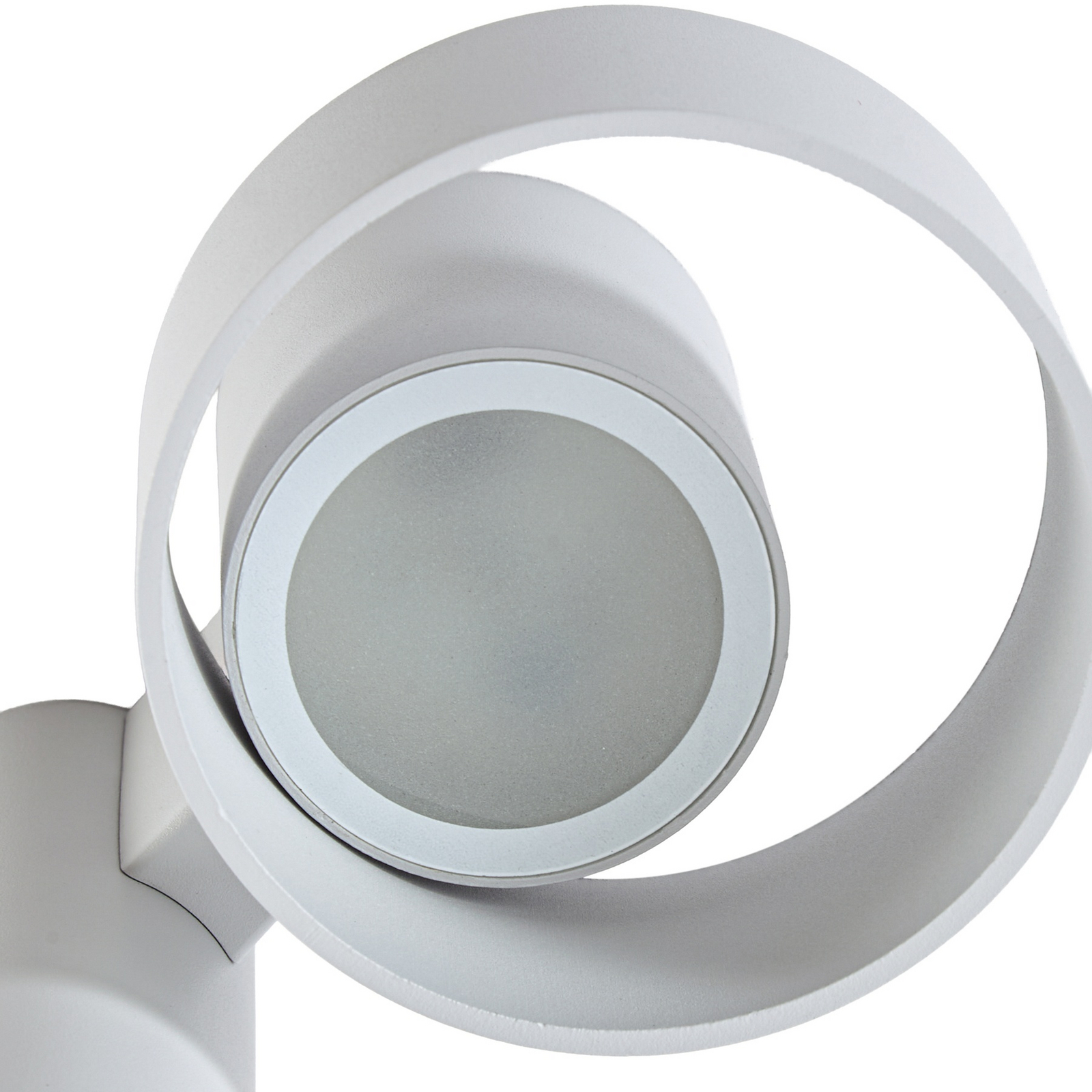 Bolardo luminoso LED Lucande Elune, gris, con sensor, IP44, altura 77 cm