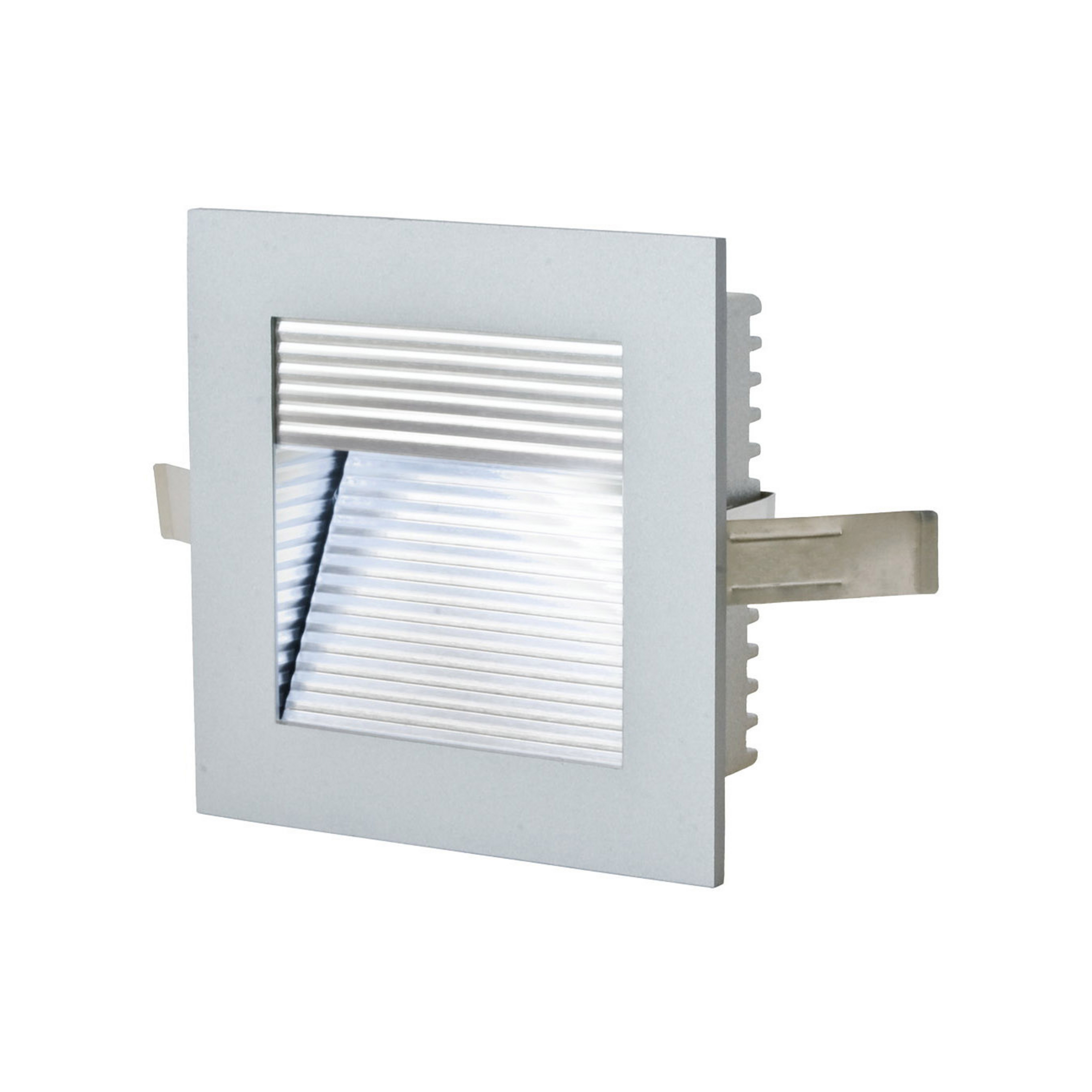 EVN P2140 LED-Wandeinbauleuchte, 6.000 K, alu