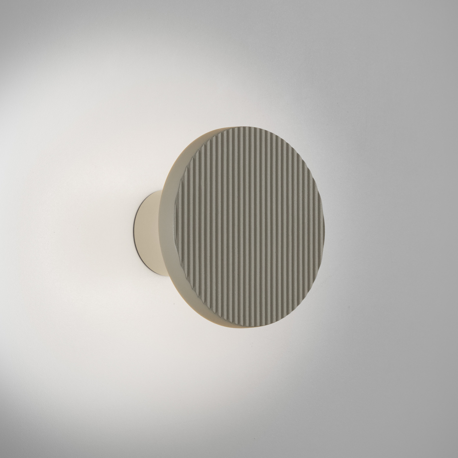 Bover LED-aplică de perete Arid A/01 gri CCT 2.200-2.700 K IP44 - Camera de zi / sufragerie - Design - Aluminiu