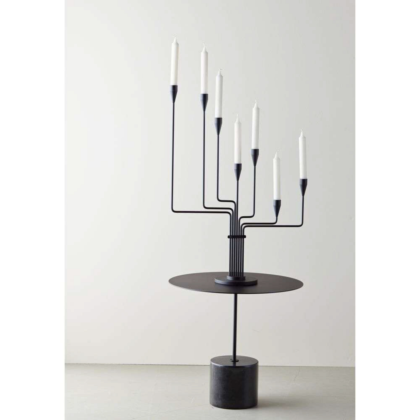 Karlsvognen Candle Holder H63 Black - Piet Hein