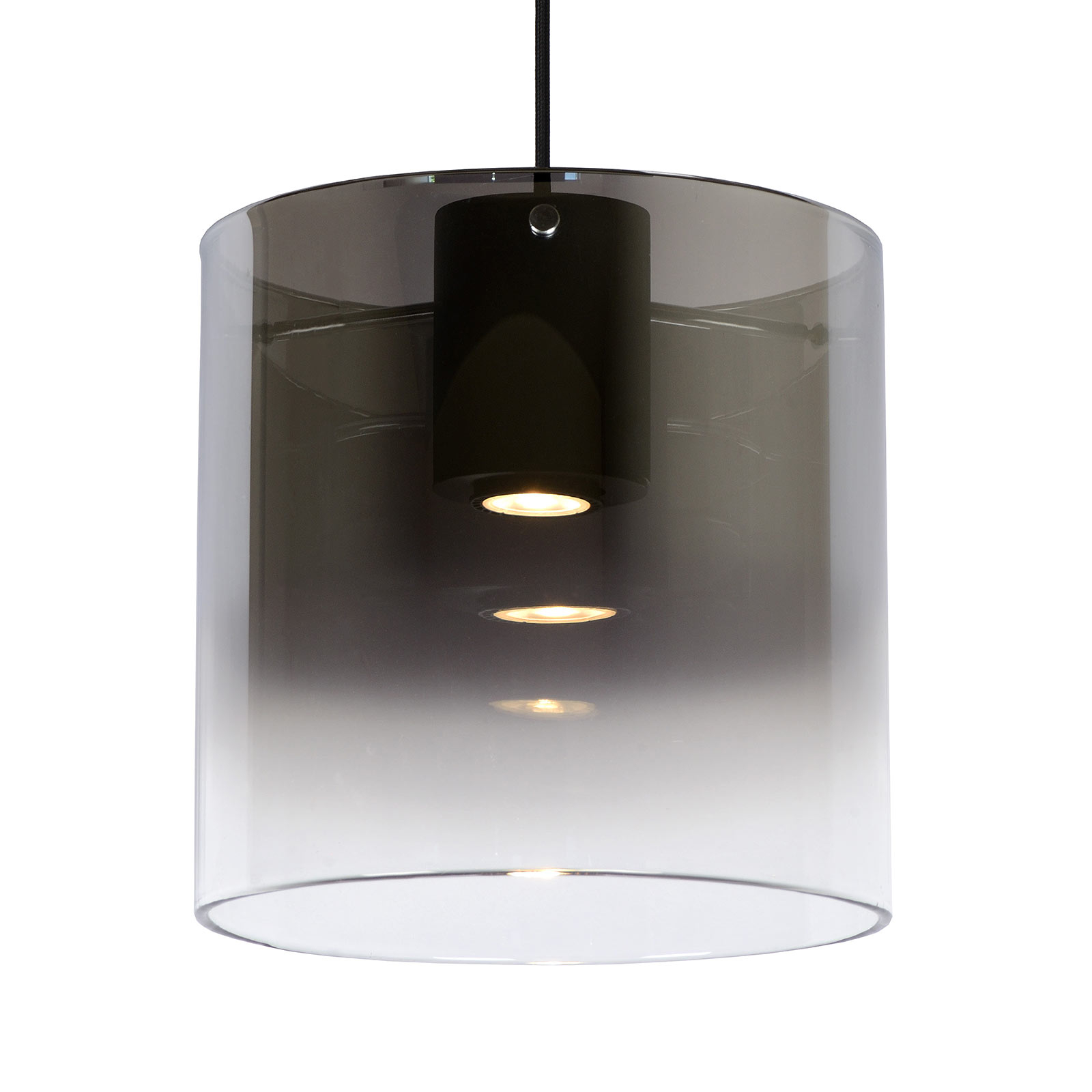 Lucide Owino LED hanging light with mirror effect Ø 25 cm, for Living / Dining Room, glass, metal, GU10, 5 W, energy efficiency: A+, H: 25 cm