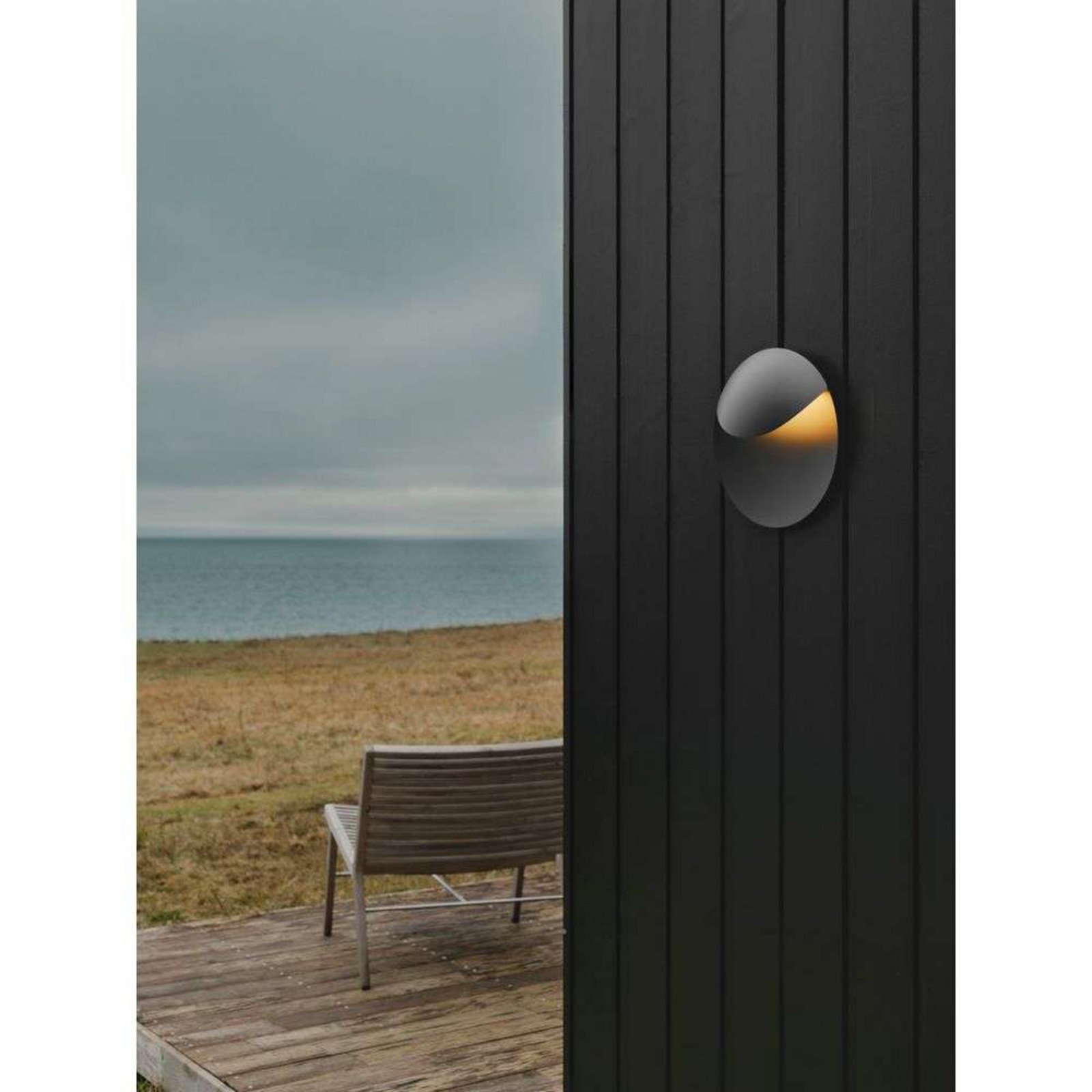 Valopin LED Vonkajšie Nástenné Svietidlo Seaside Black - Nordlux