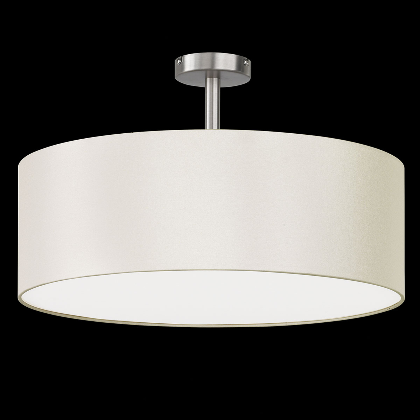 Hufnagel Havanna ceiling light with canopy, cream, for Living / Dining Room, brass, plastic, E27, 57 W, energy efficiency: A++, H: 30 cm