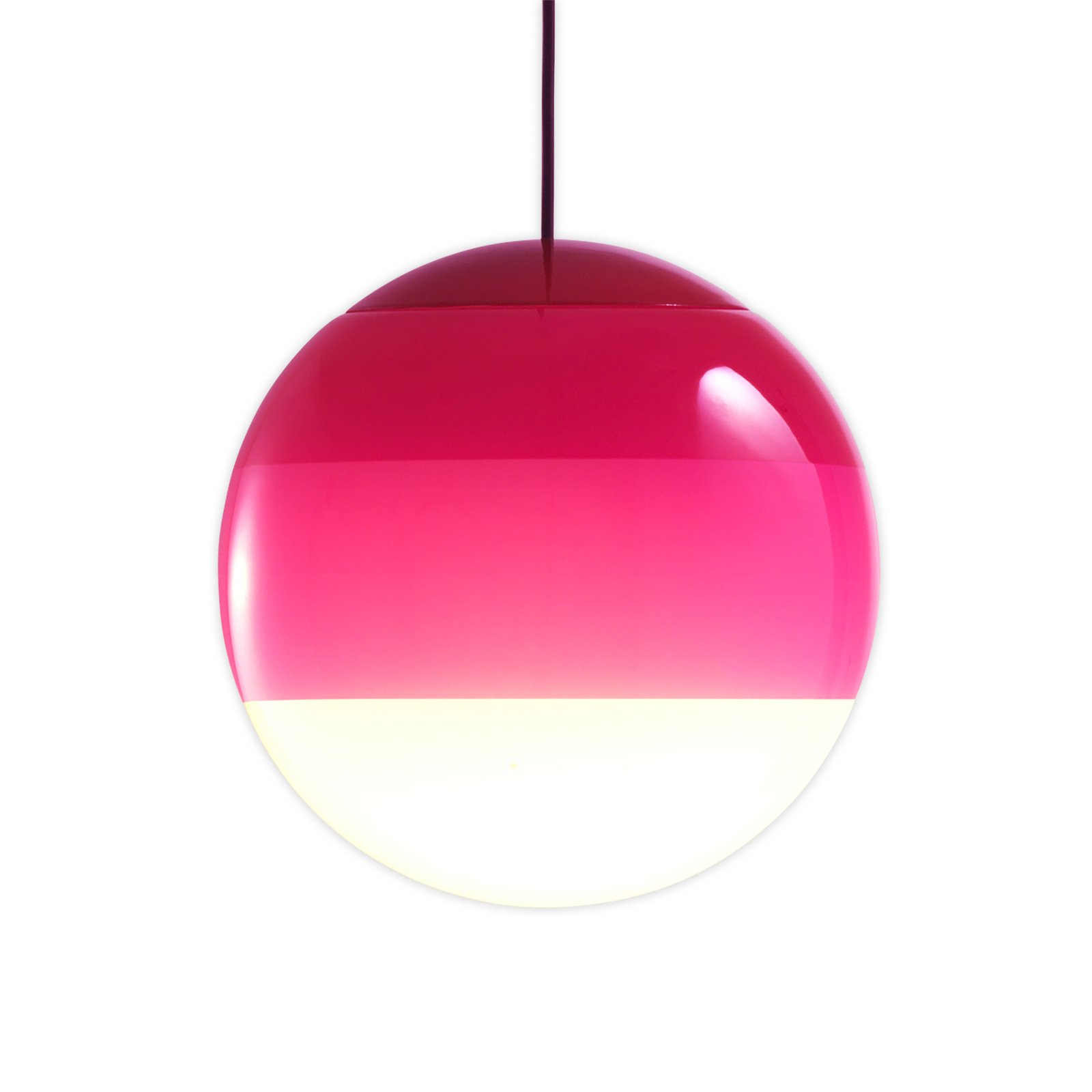 MARSET Dipping Light -LED-riippuvalo Ø20cm roosa