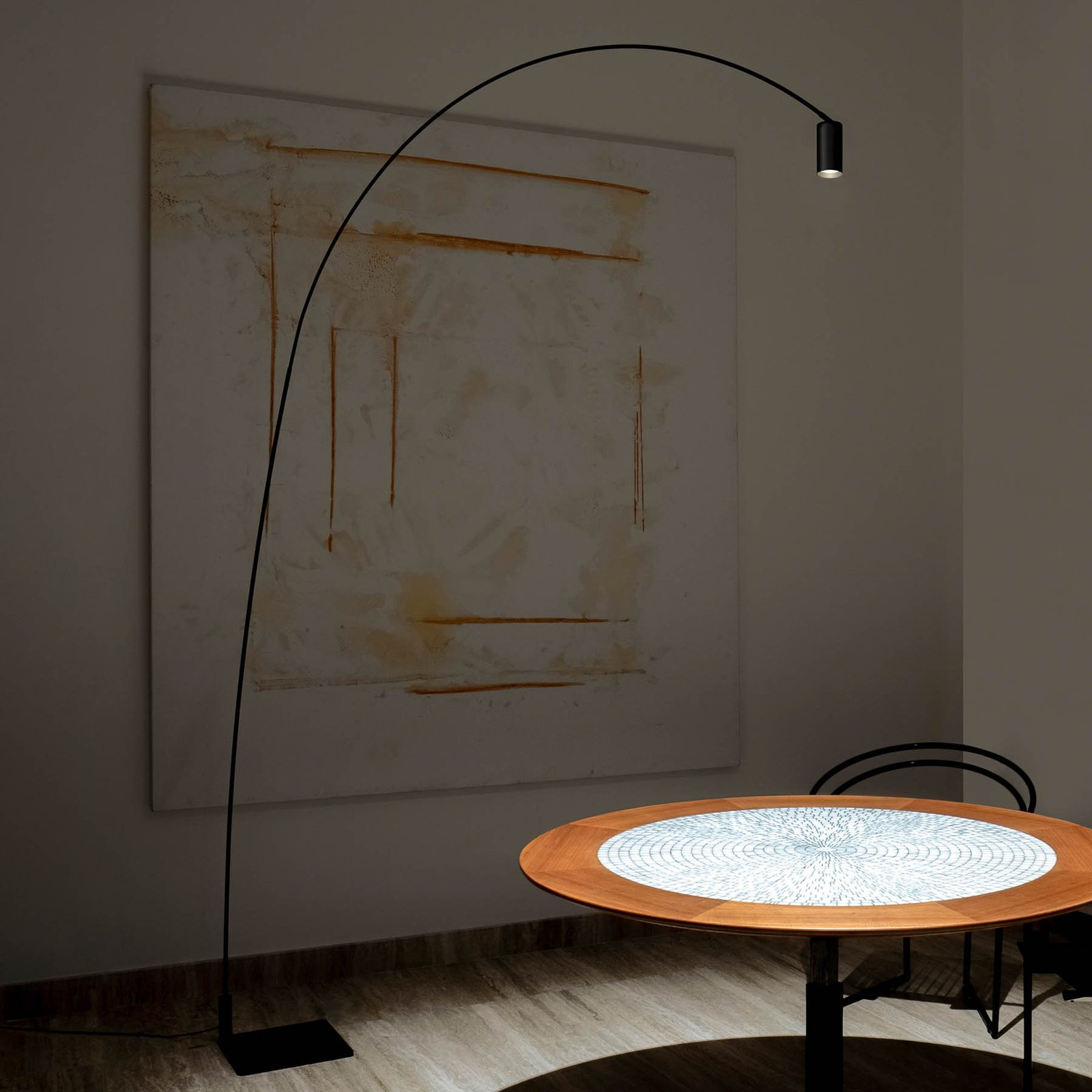 Fox LED-Bogenleuchte, ausrichtbar, mit Dimmer - Nemo