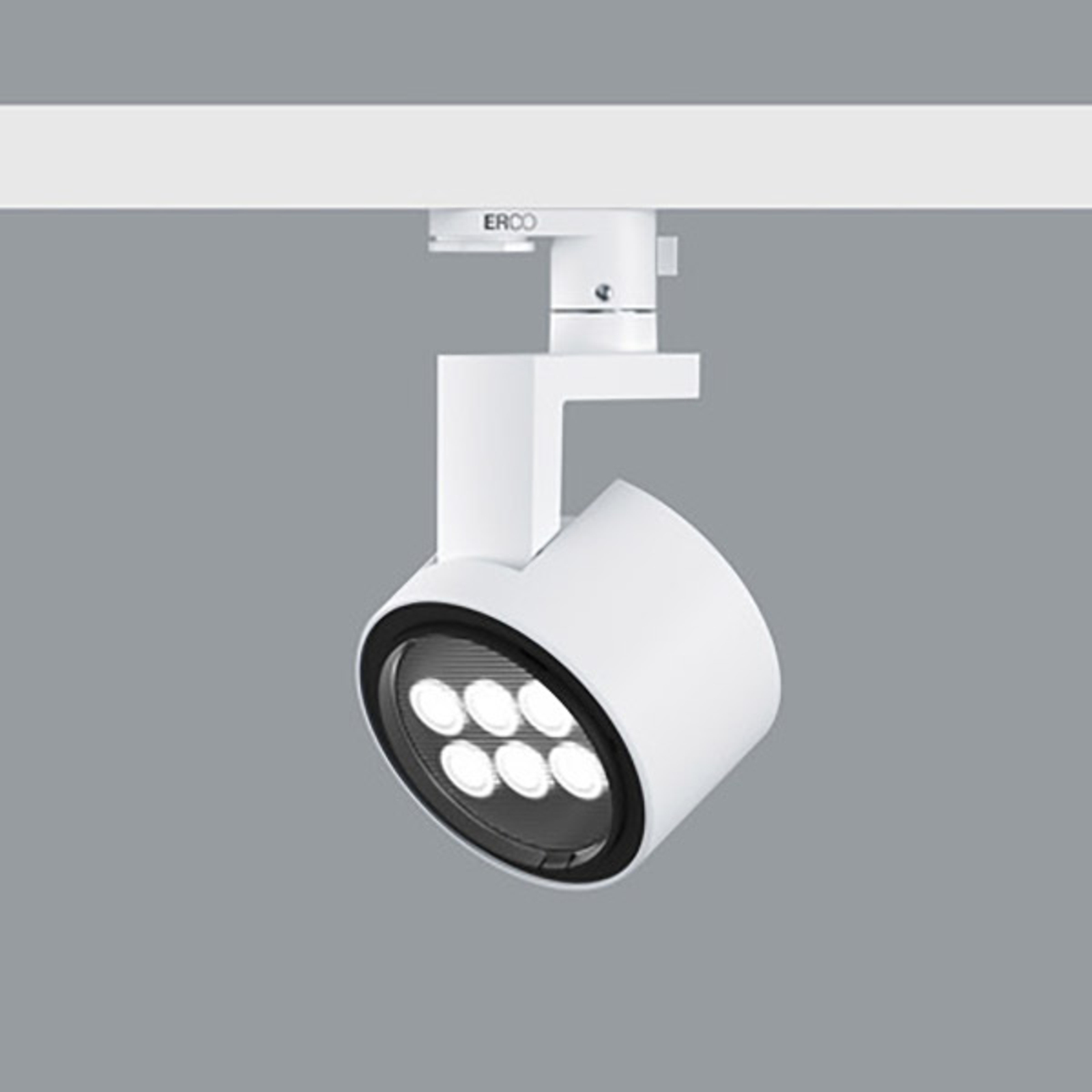 ERCO Parscan 230V Strahler 12W Wallwash 940 weiß