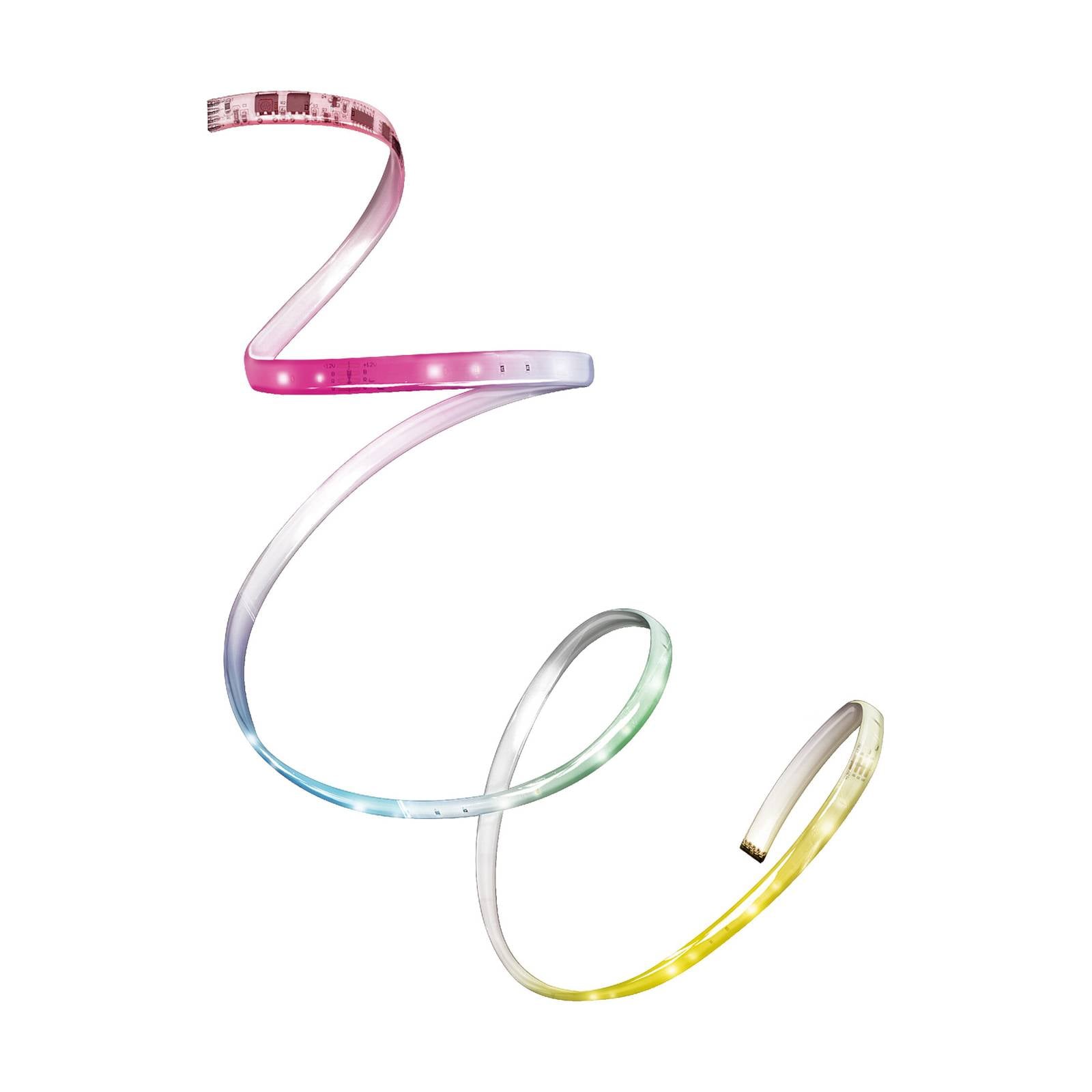 Flex audio 3M LED-Streifen vr rc weiß 10W 120lm warmweißes Licht integrierter Sound-Receiver RGB-Farbsensor Fernbedienung lange Lebensdauer
