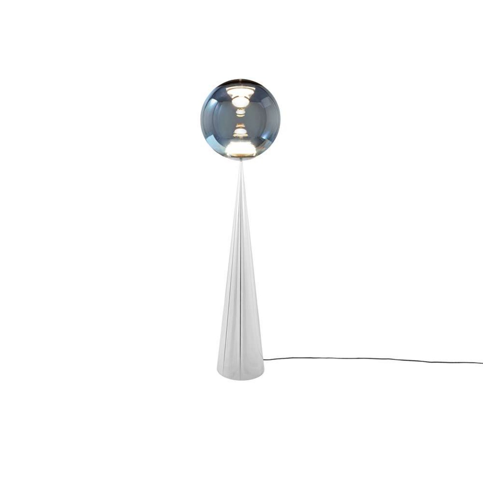 Globe Fat Golvlampa Silver/Silver - Tom Dixon