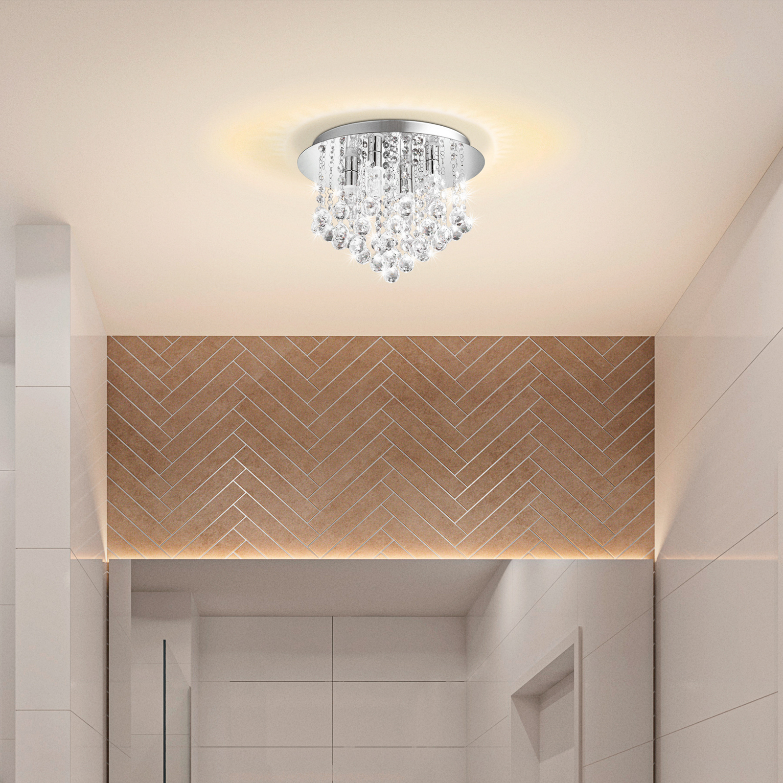 Almonte LED-taklampe med pendellampe, 35 cm