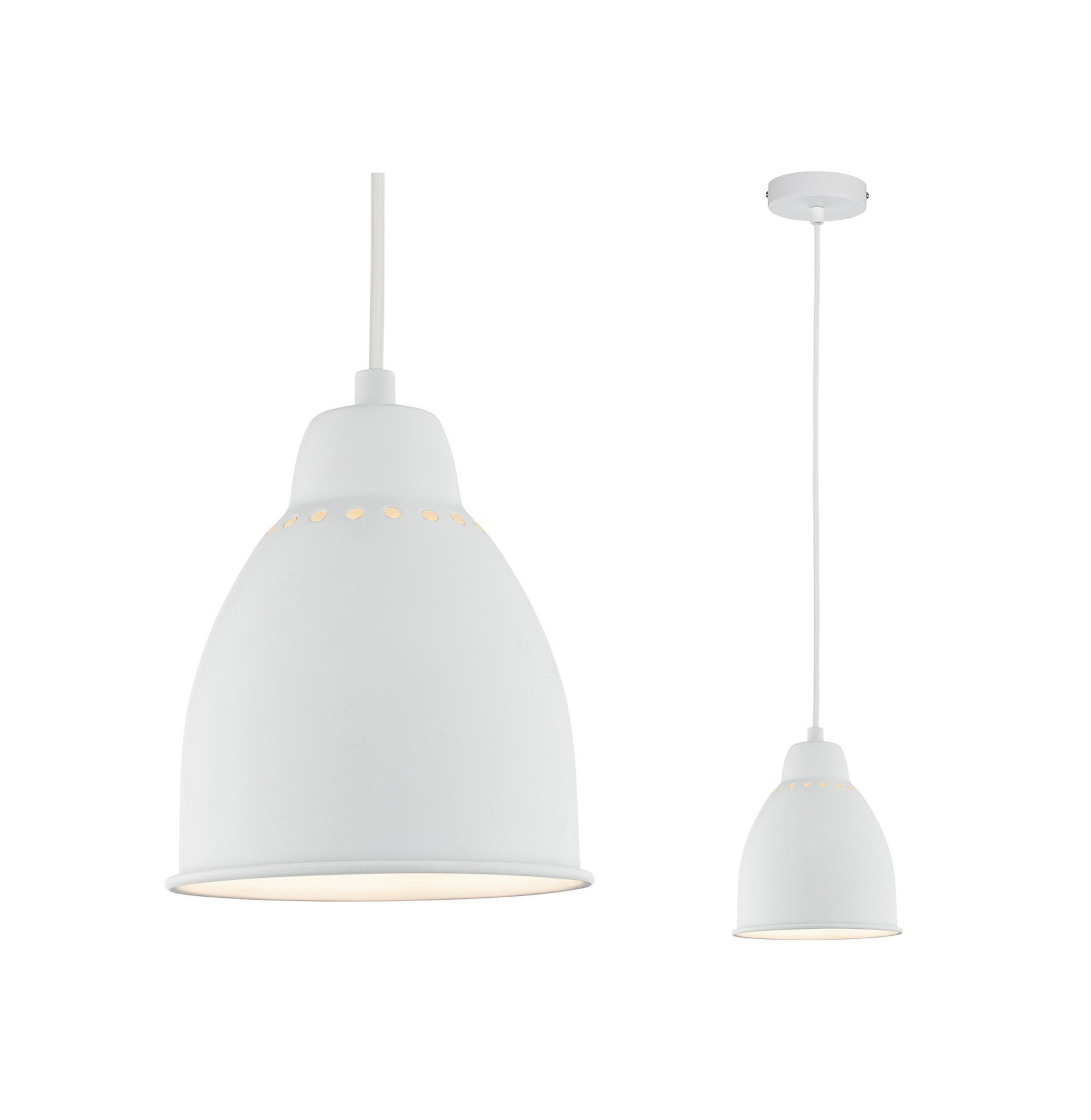 Paulmann Neordic Hilla Suspension, blanc