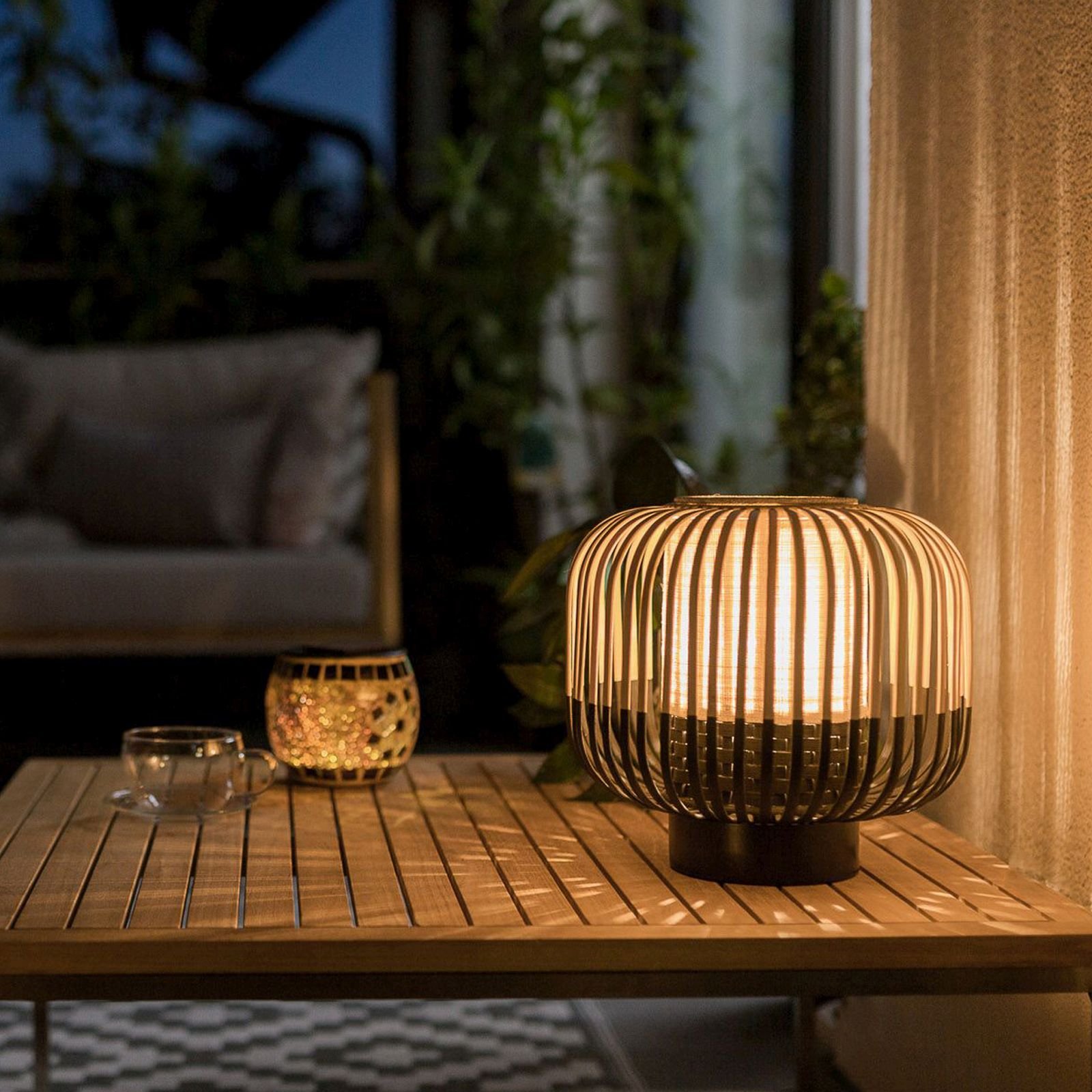 Bamboo Tischleuchte S Black - Forestier