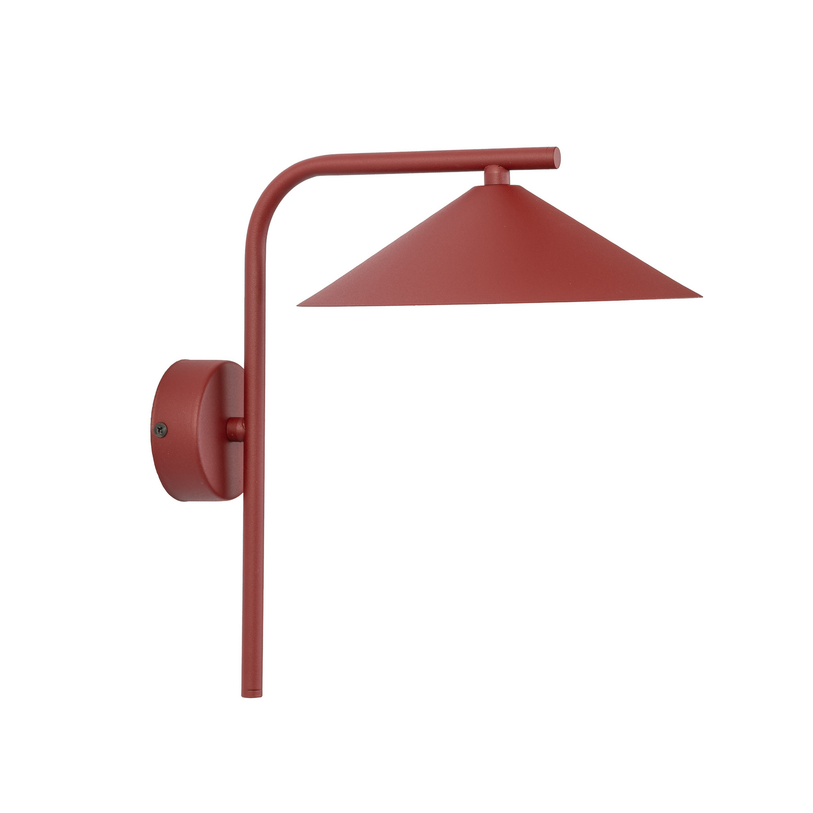 Sieninis šviestuvas „Lume S“, bordo spalvos, metalinis, 31 cm aukščio, GX53
