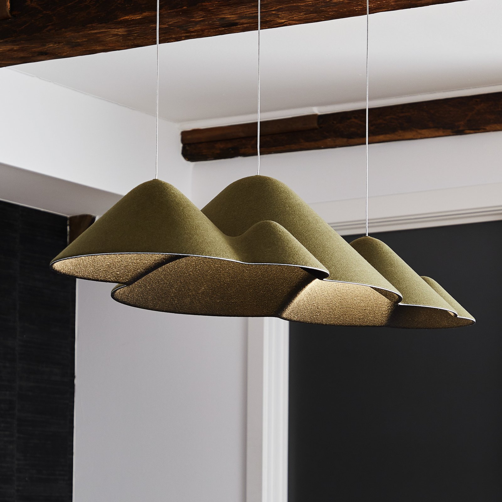 Panorama Suspension Large Green/Black - Loom Design