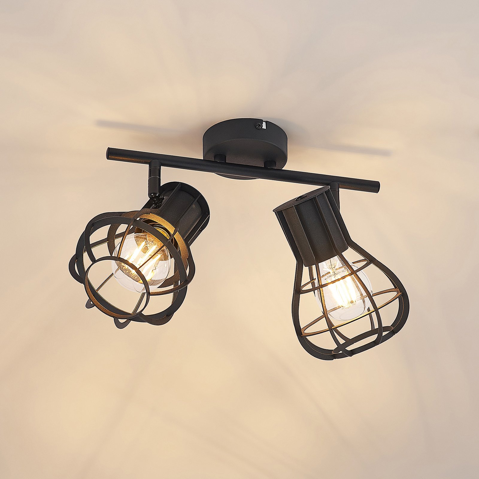 Lindby Nurja downlight, two-bulb