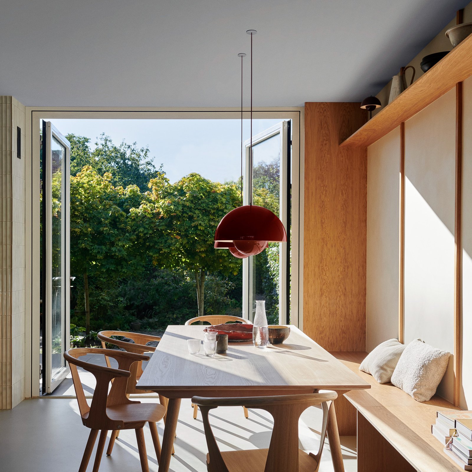 Flowerpot VP7 Pendelleuchte Vermilion Red - &Tradition