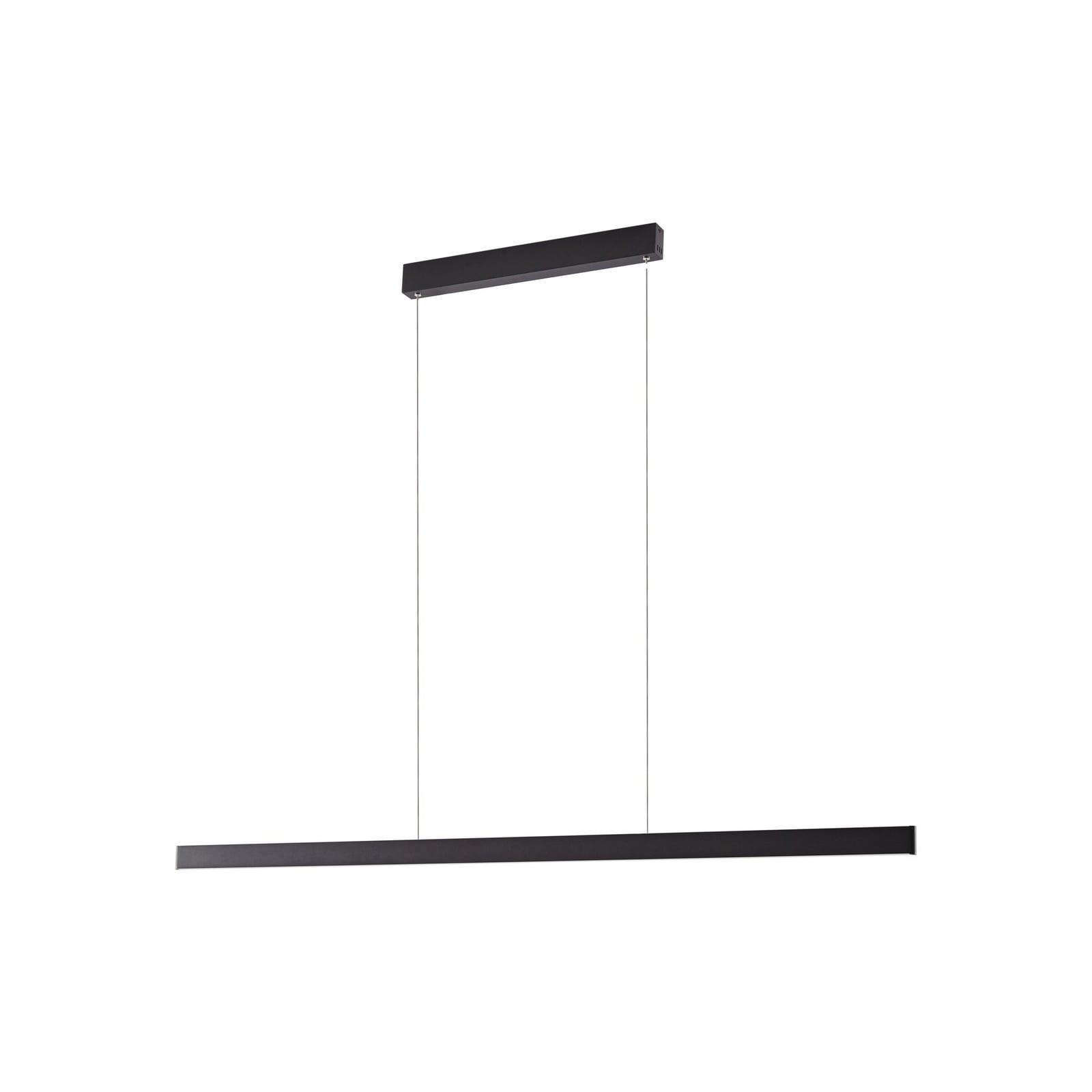 Mylosh LED-hengelampe, 150 cm, svart, CCT, dimbar – Lucande Mylosh LED-hengelampe, 150 cm, svart, CCT, dimbar – Lucande