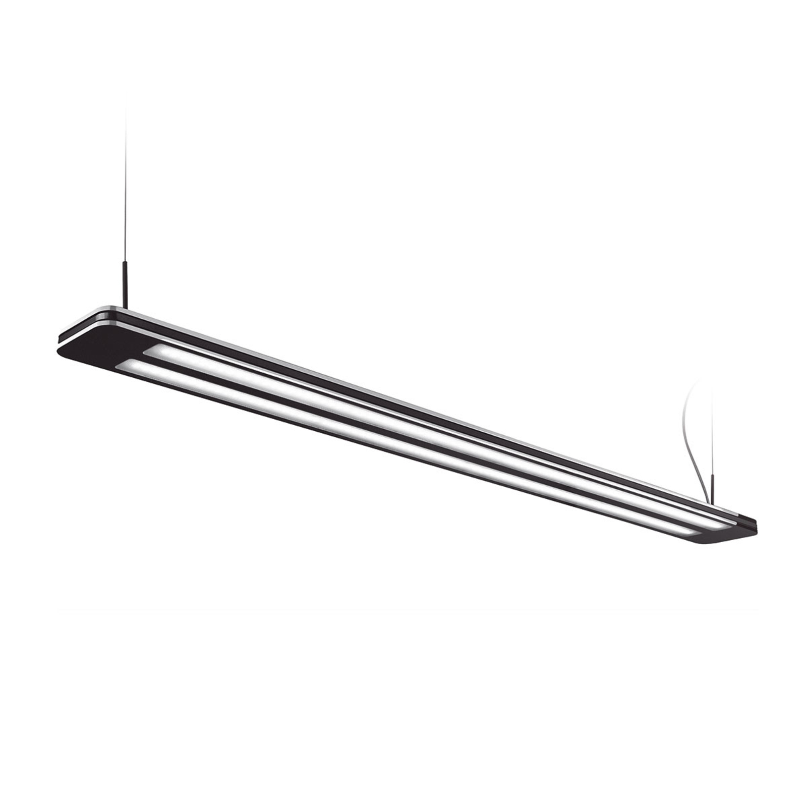 Trentino II LED-pendellampa, 156 W, svart