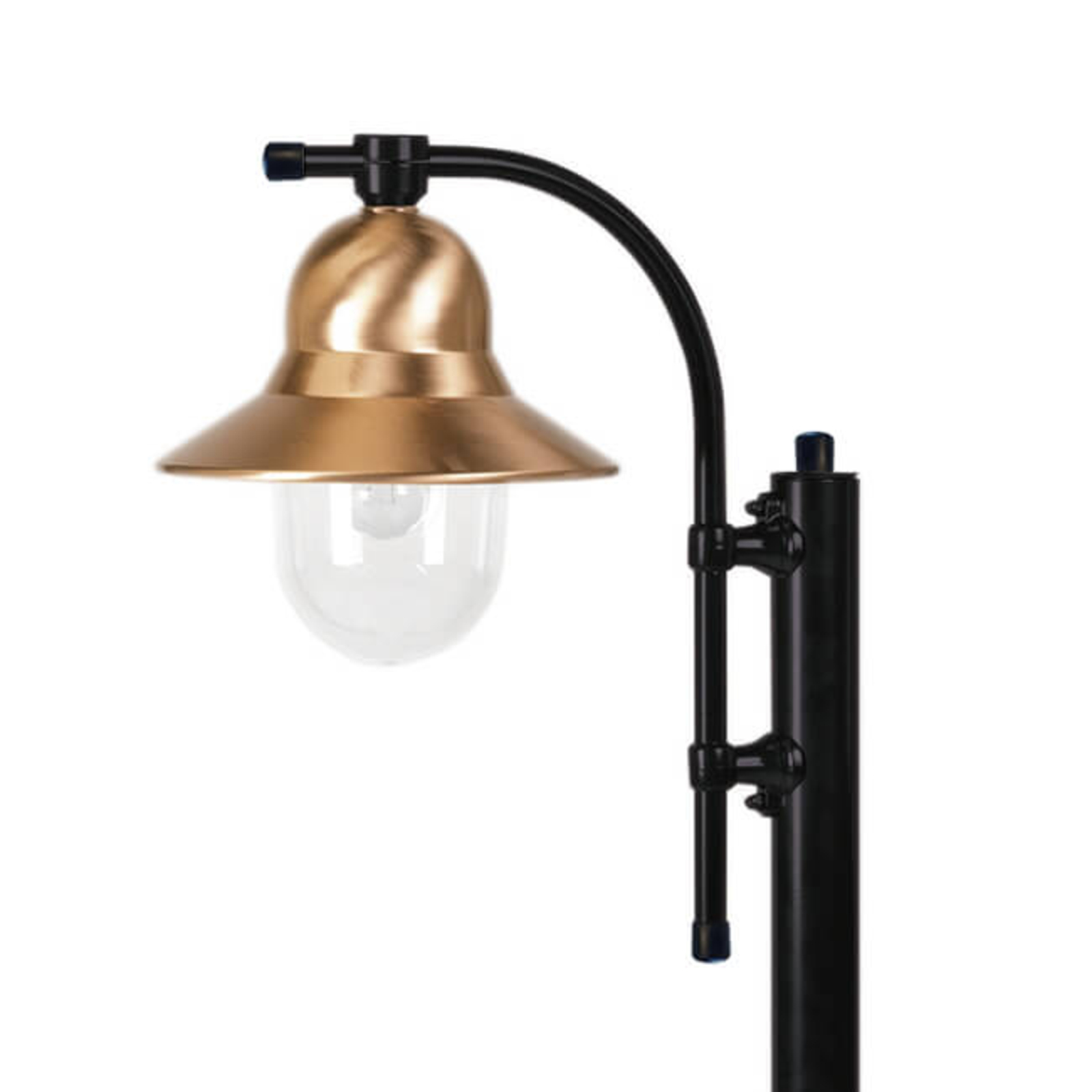 Lampadaire d'extérieur Toscane à 1 lampe. 150 cm, noir