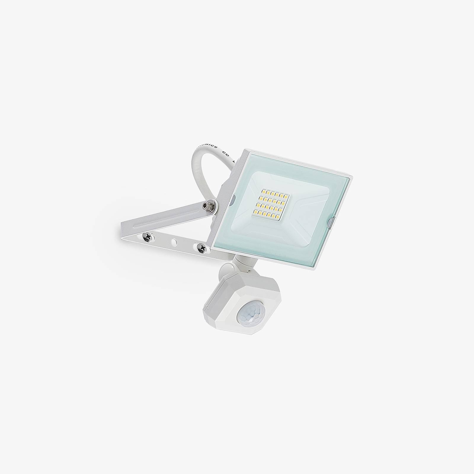 Lindby Aine - LED-kohdevalaisin valkoinen 13,3cm - moderni kohdevalaisin ulos - valonheittimet ulkokäyttöön valkoinen, kirkas