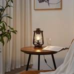 Lindby Raisa lampa stołowa, latarnia, kolory rdzy