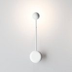 Pin - led wandlamp in wit