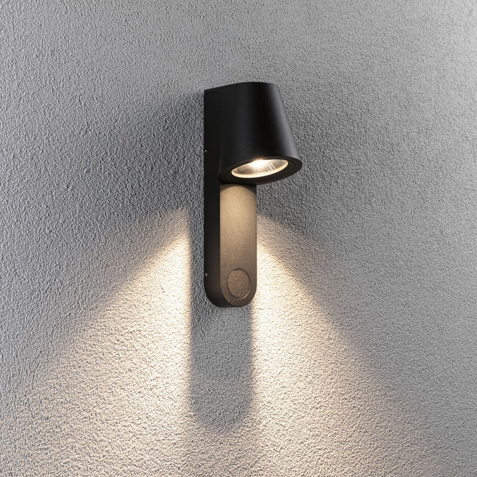 Paulmann LED vonkajšie nástenné svietidlo Caissa, hliník, senzor