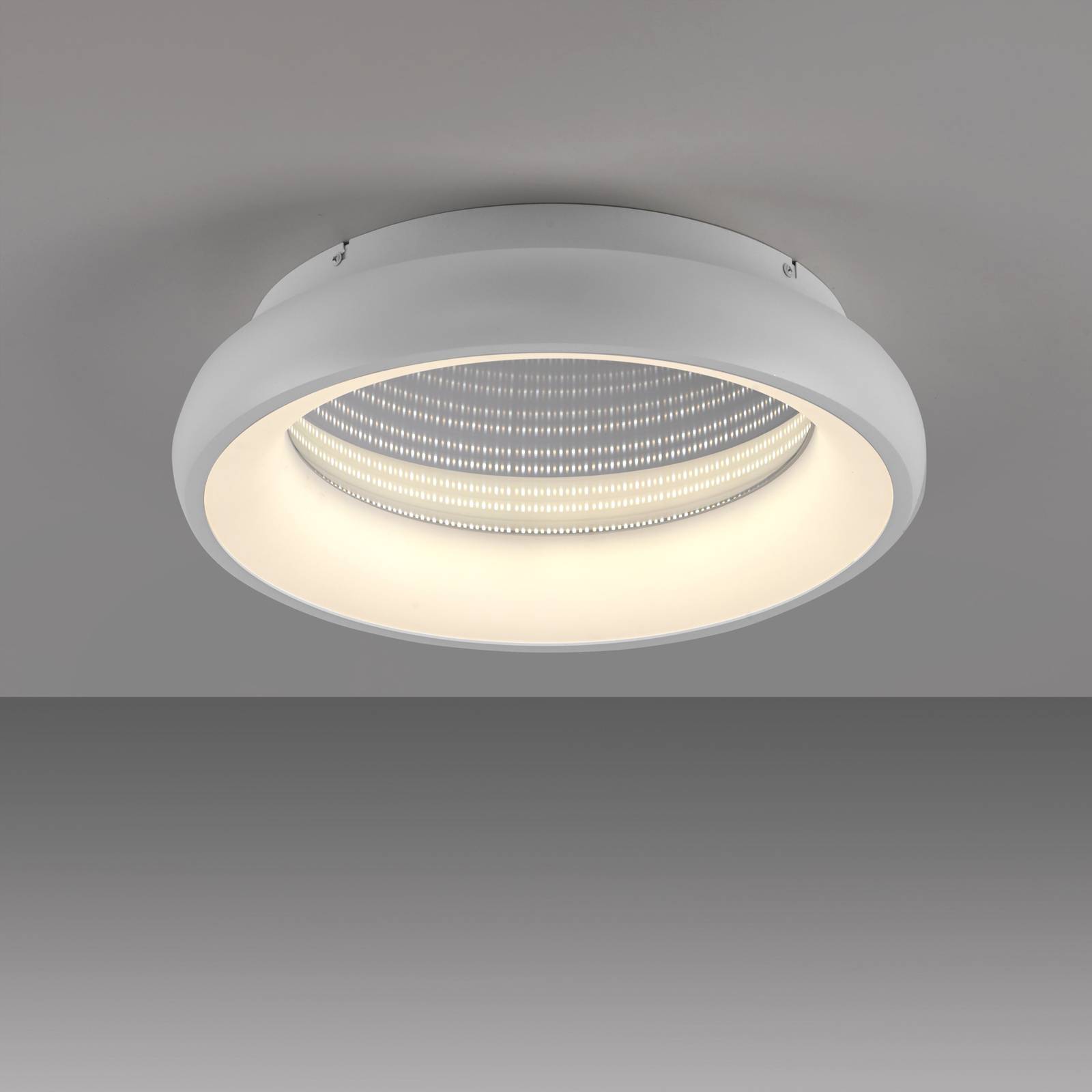 JUST LIGHT. Lampa sufitowa LED Speccio, CCT, pilot zdalnego sterowania