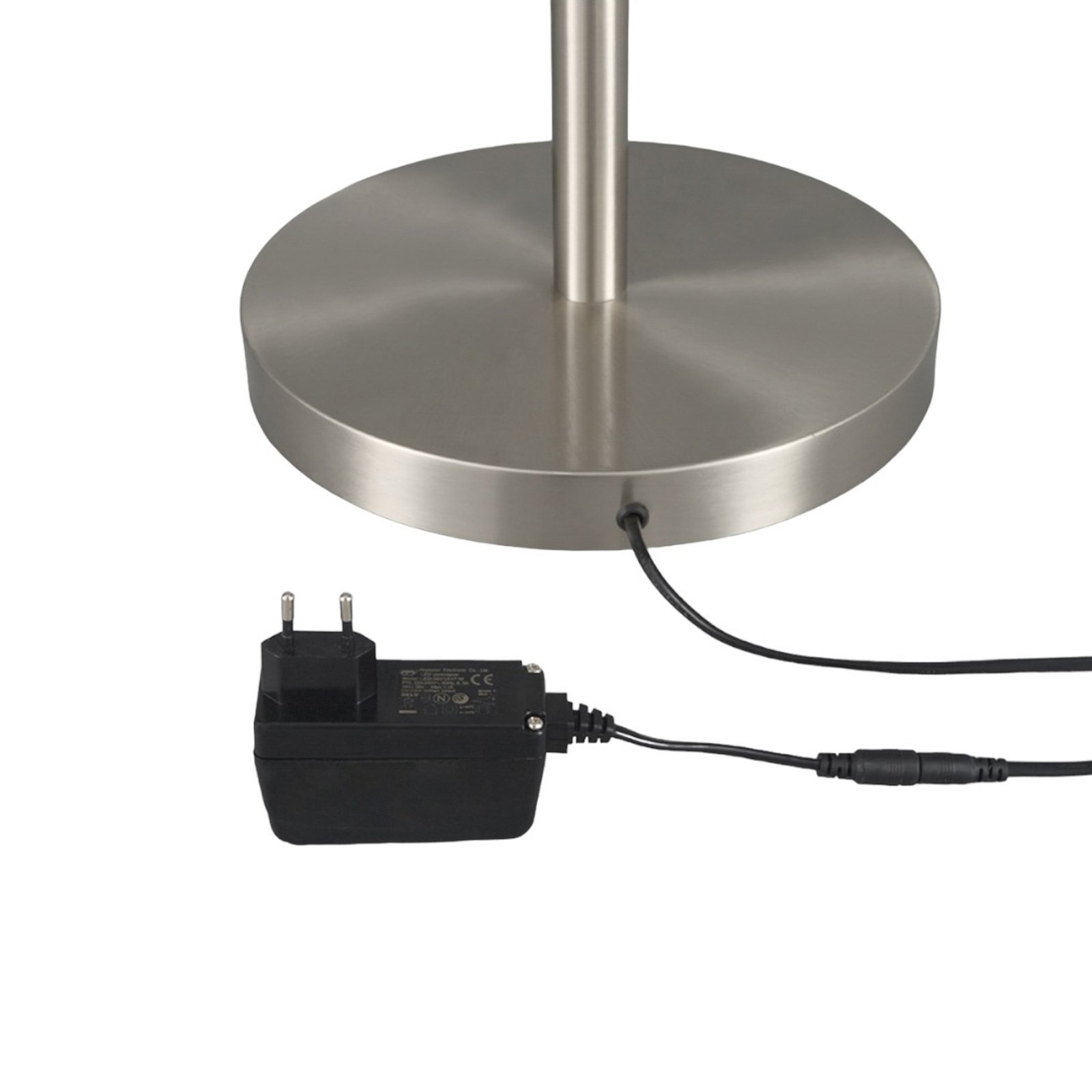 Ragna Floor Lamp White/Nickel - Lindby