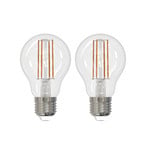 LED žiarovka E27 8W číra 2 700K stmievateľná sada 2 ks