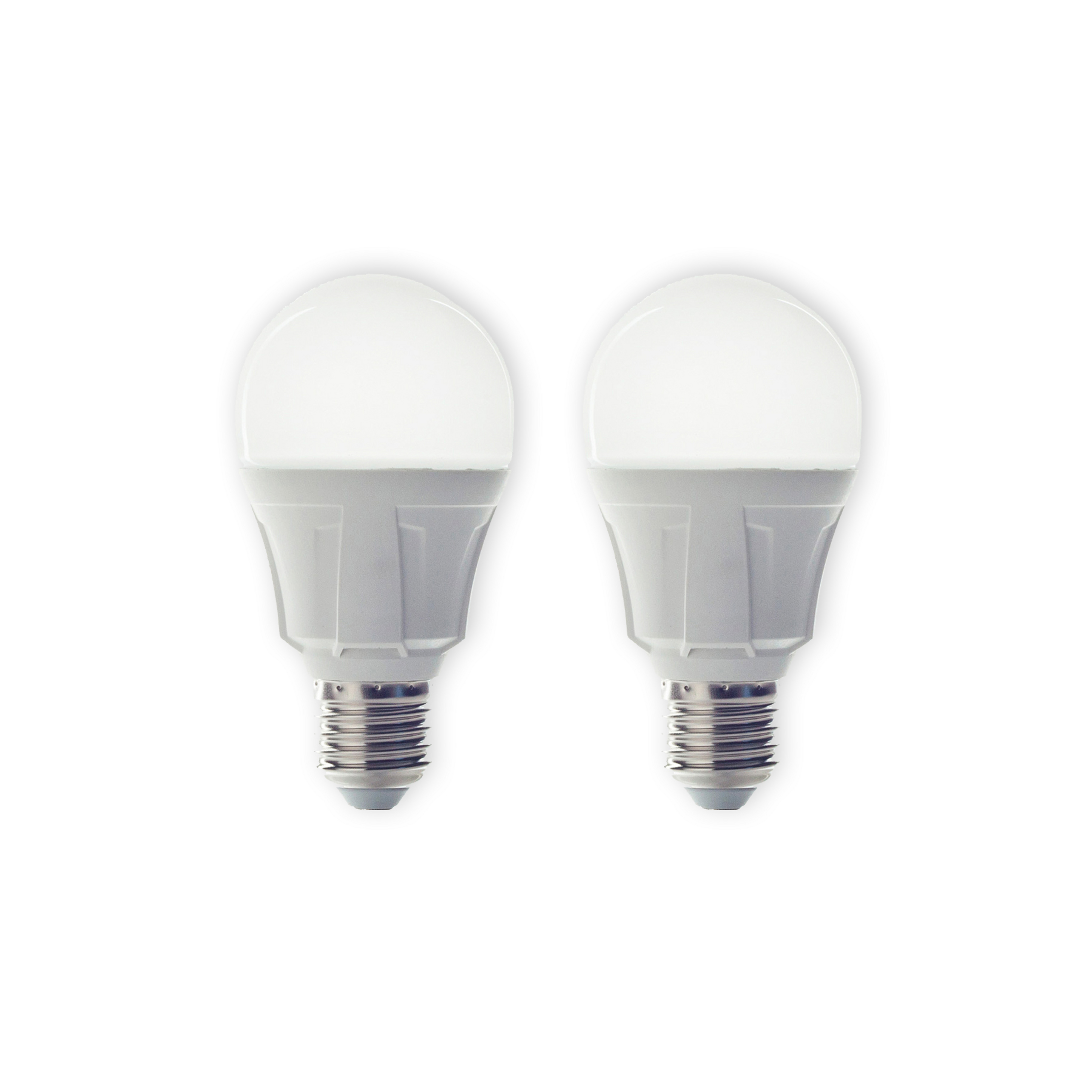Lindby LED-pære, sæt med 2, E27, 8,5 W, mat, 3.000 K