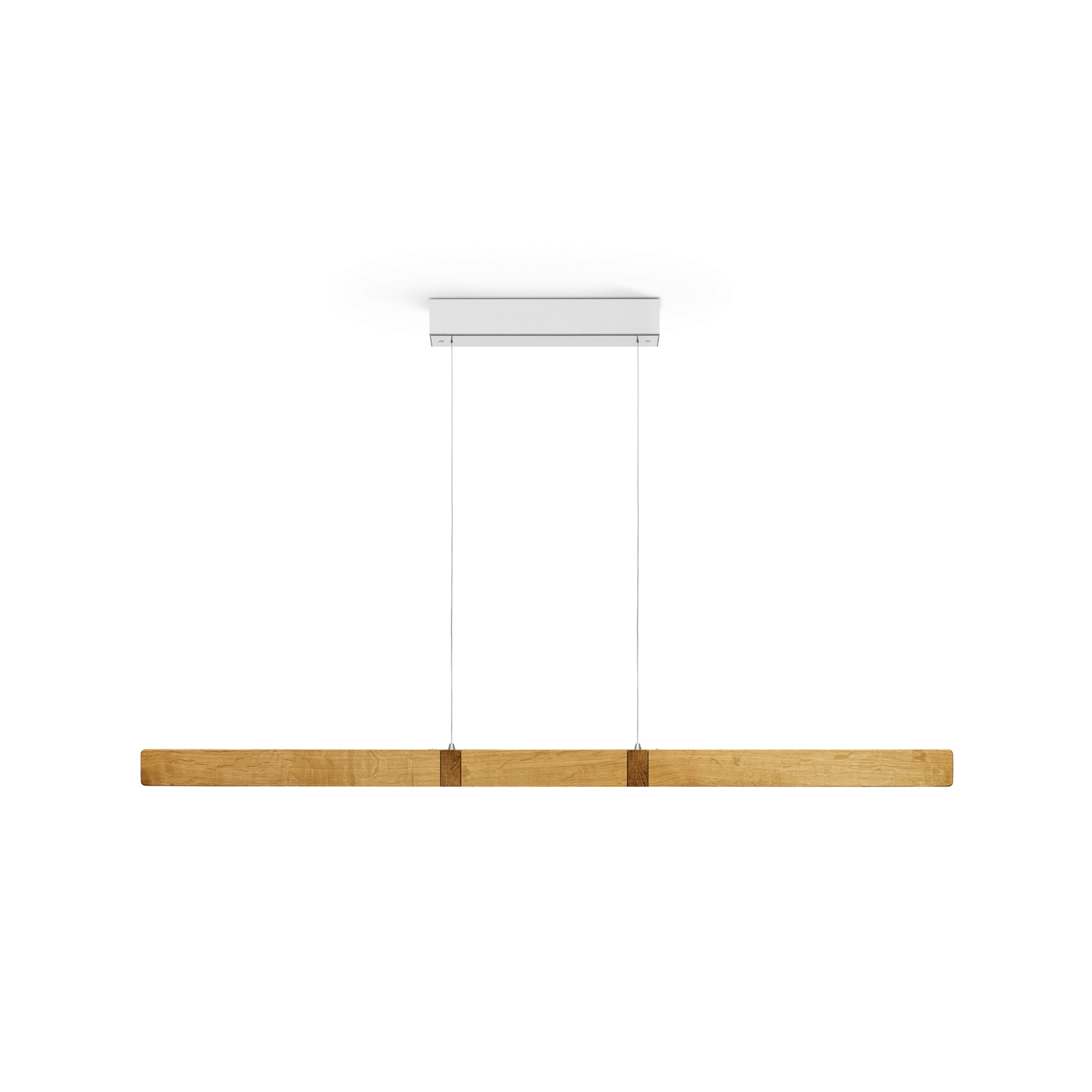 HerzBlut Suspension LED Marley, bois, up/down, intensité variable