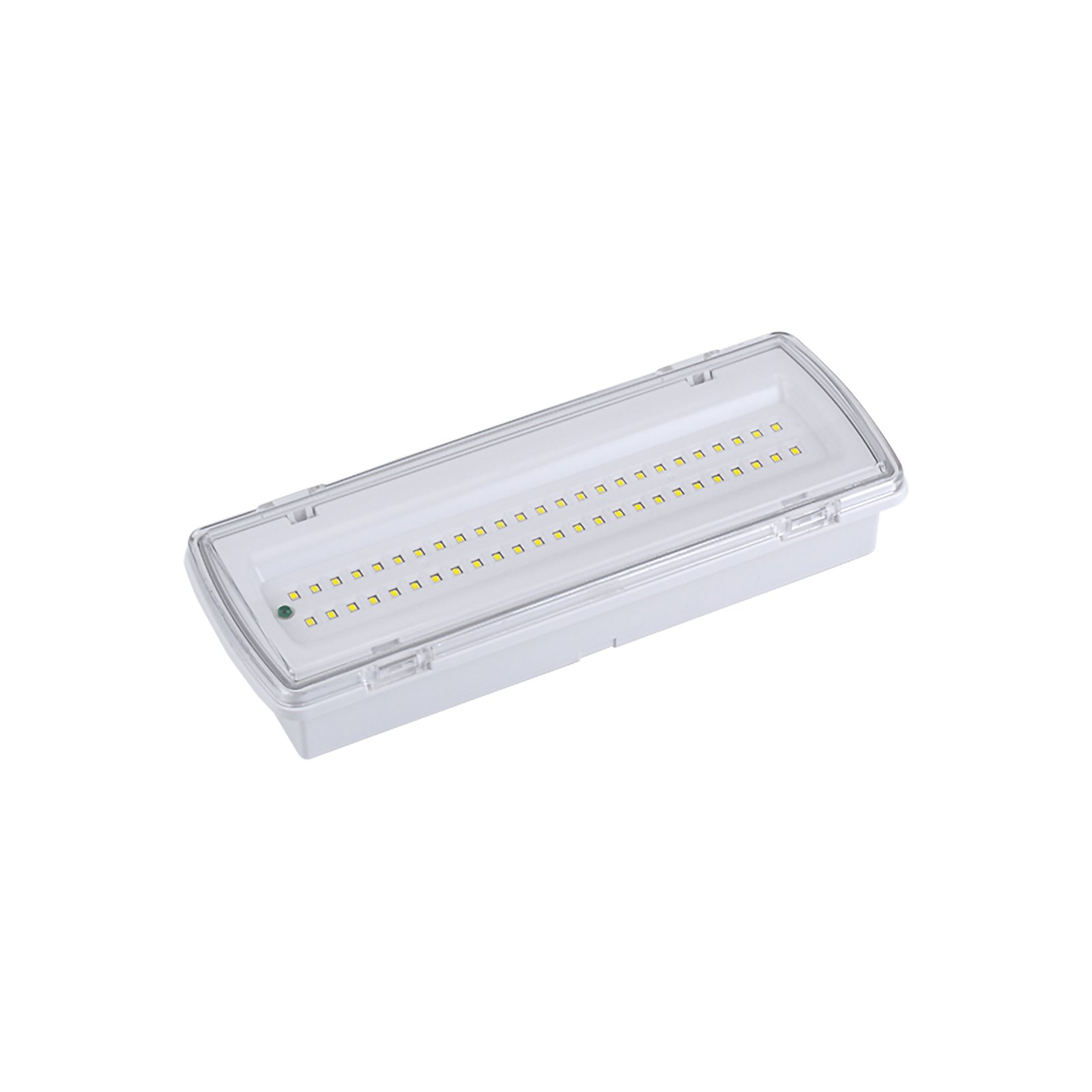 Waser LED emergency exit light IP65 4,000 K