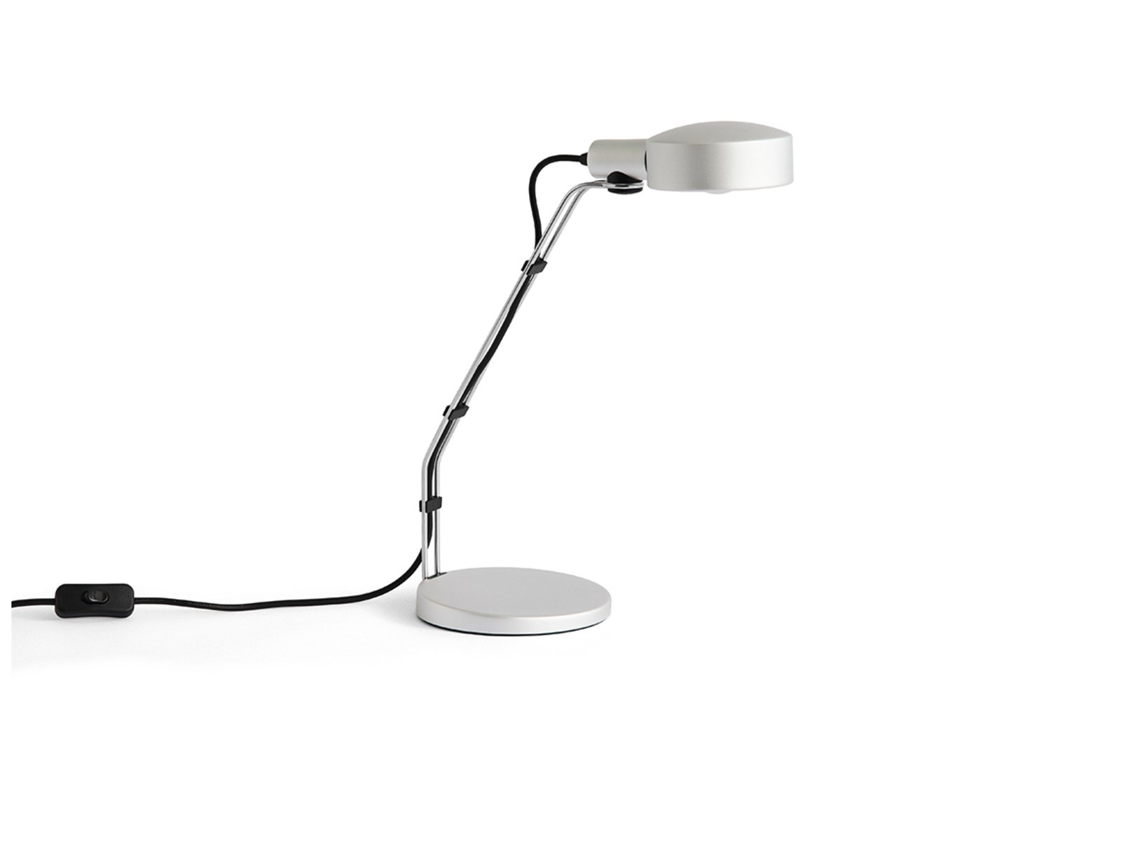 Cupola Desk Lamp Clear Anodised/Alu - Hay