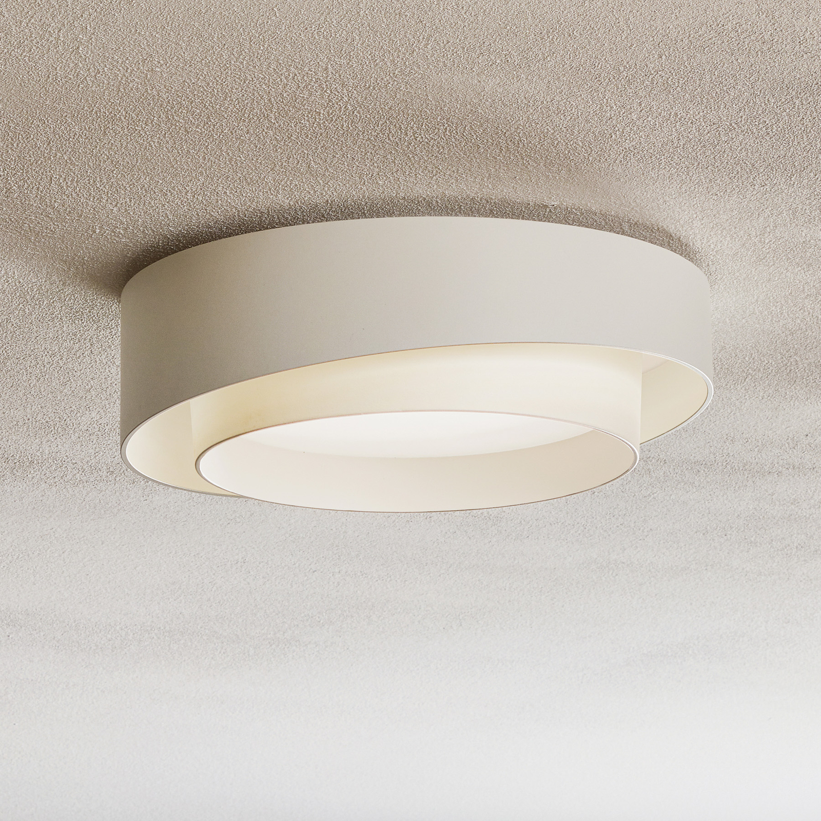 Vibia Centric - bílé LED designové stropní světlo