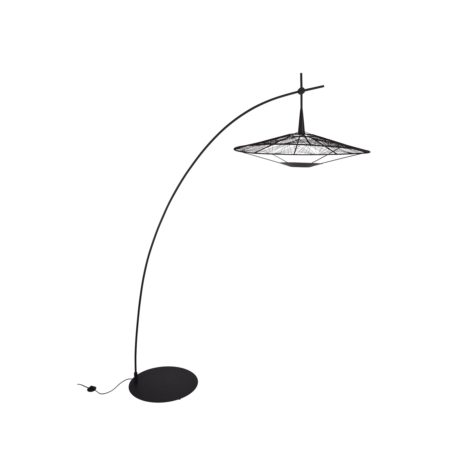 Forestier Carpa stāvlampa, melna, augstums 200 cm