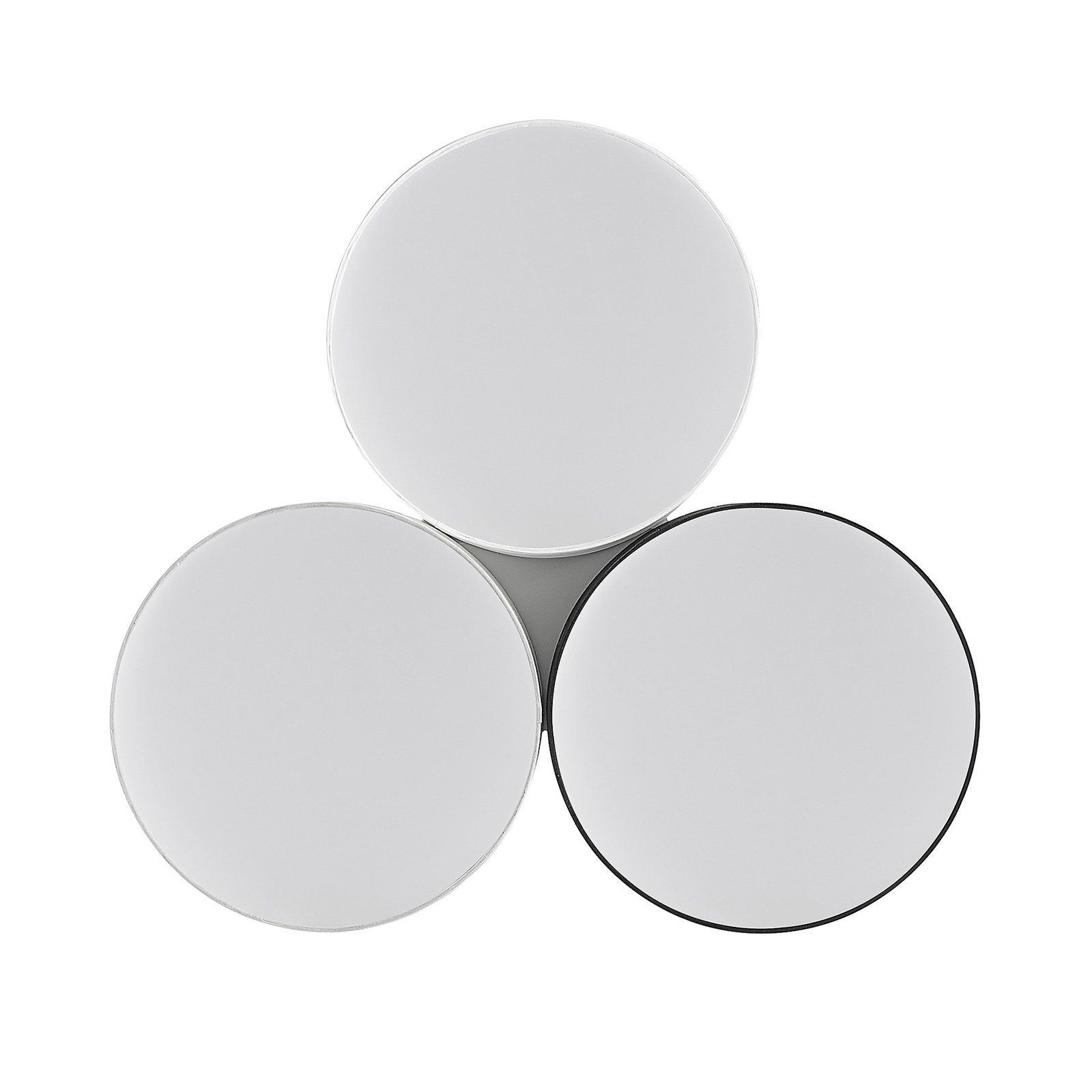 Janita 3 LED Ceiling Lamp Grey/Black/White - Lindby