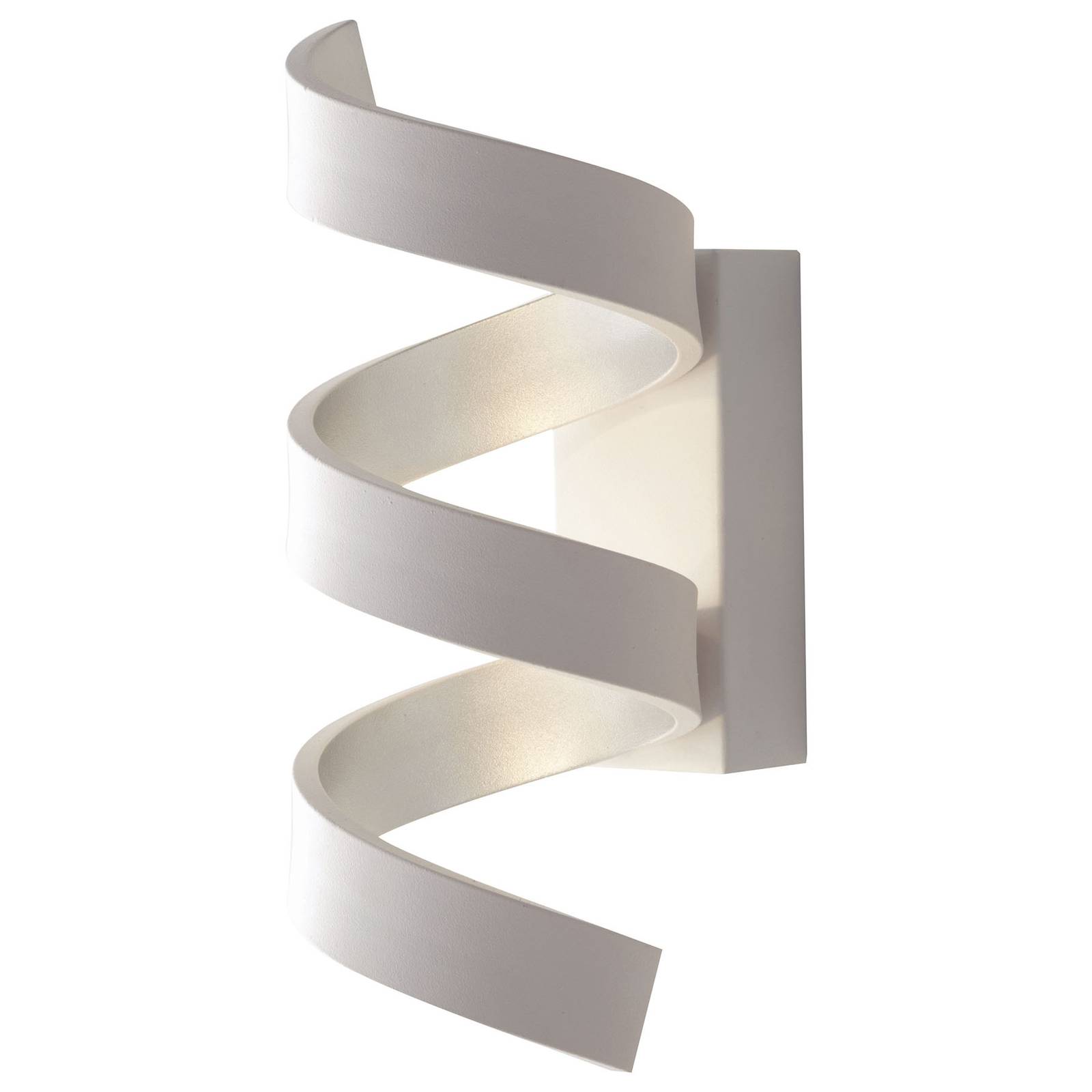 Applique LED Helix blanche-argentée 26 cm