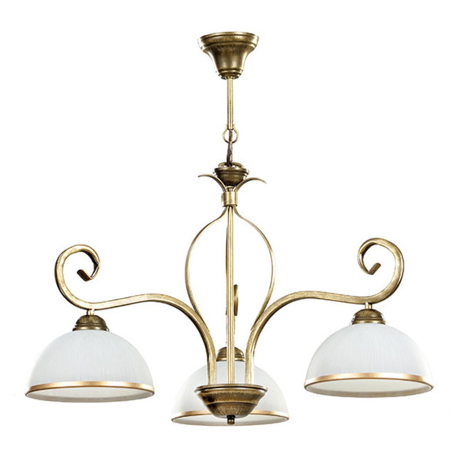 Hanglamp Wivara 3, 3-lamps, goud