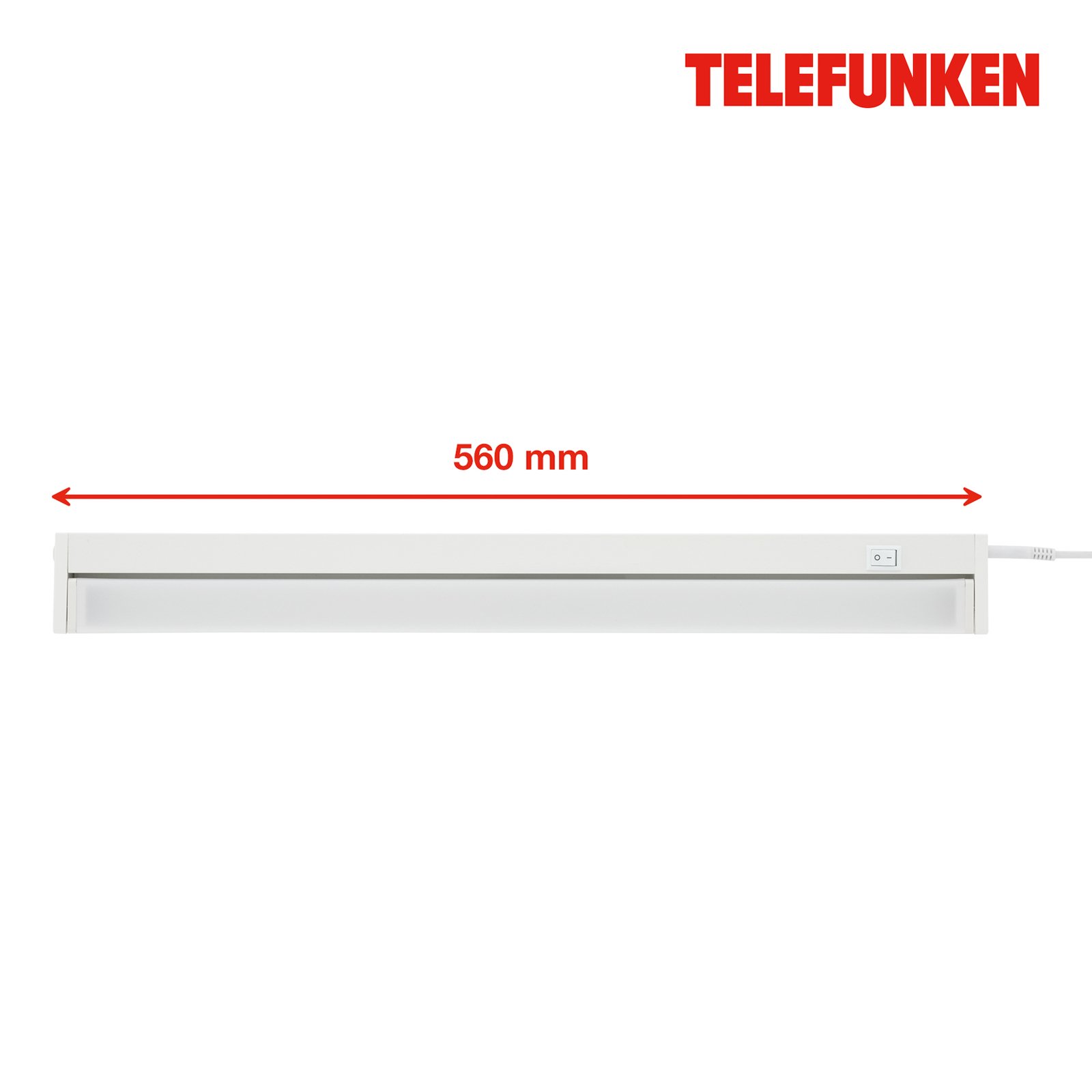 LED-Unterbauleuchte Hestia, 4.000K, 1.000lm, weiß