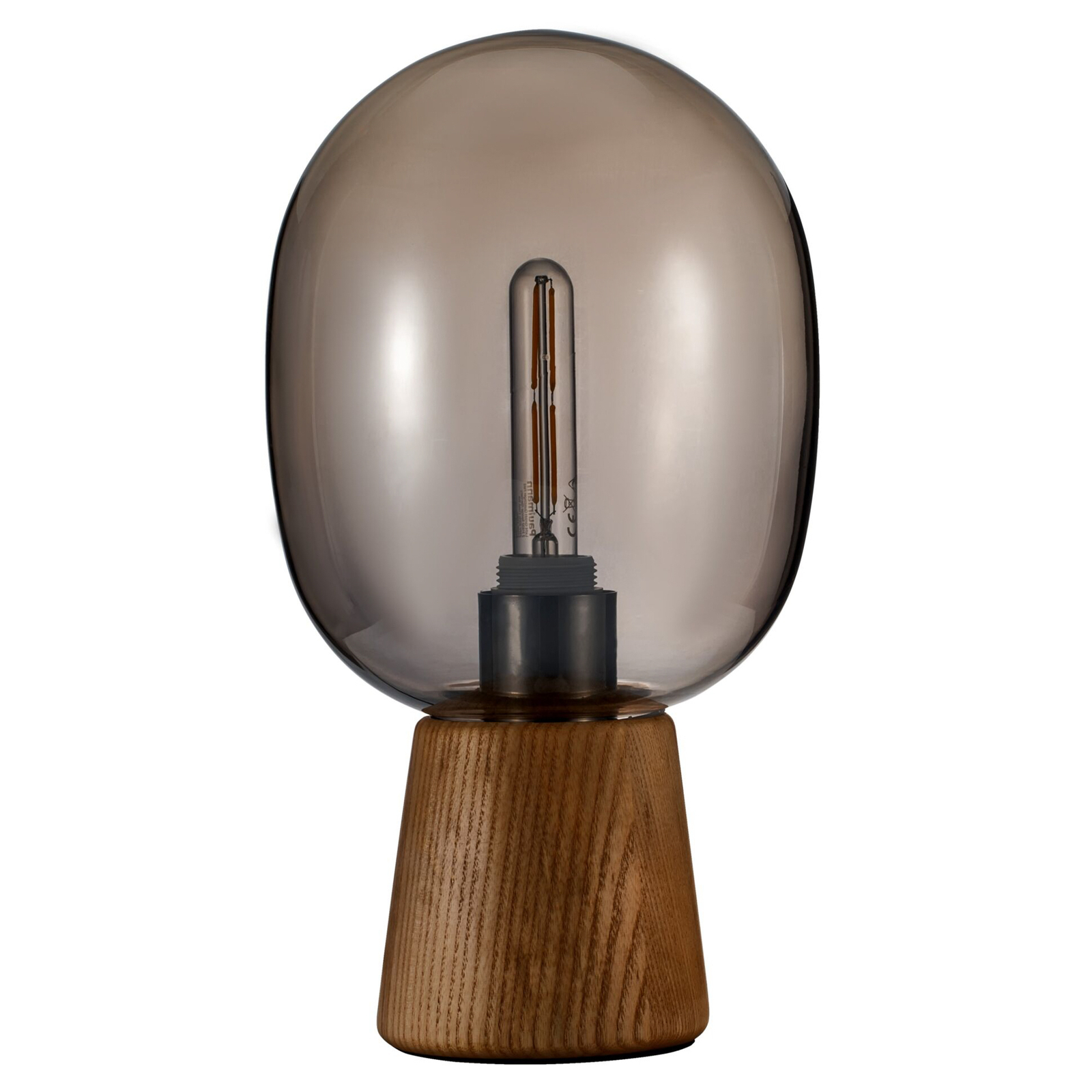 Pauleen Mystical Gleam tafellamp met rookglas