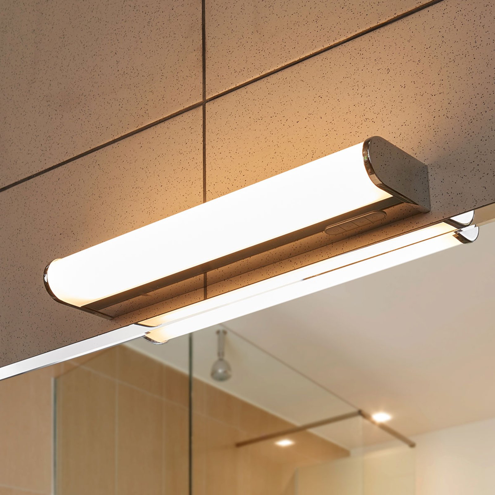 Jesko LED Nástěnné Svítidlo 3000-6500K L33 Chrome - Lindby