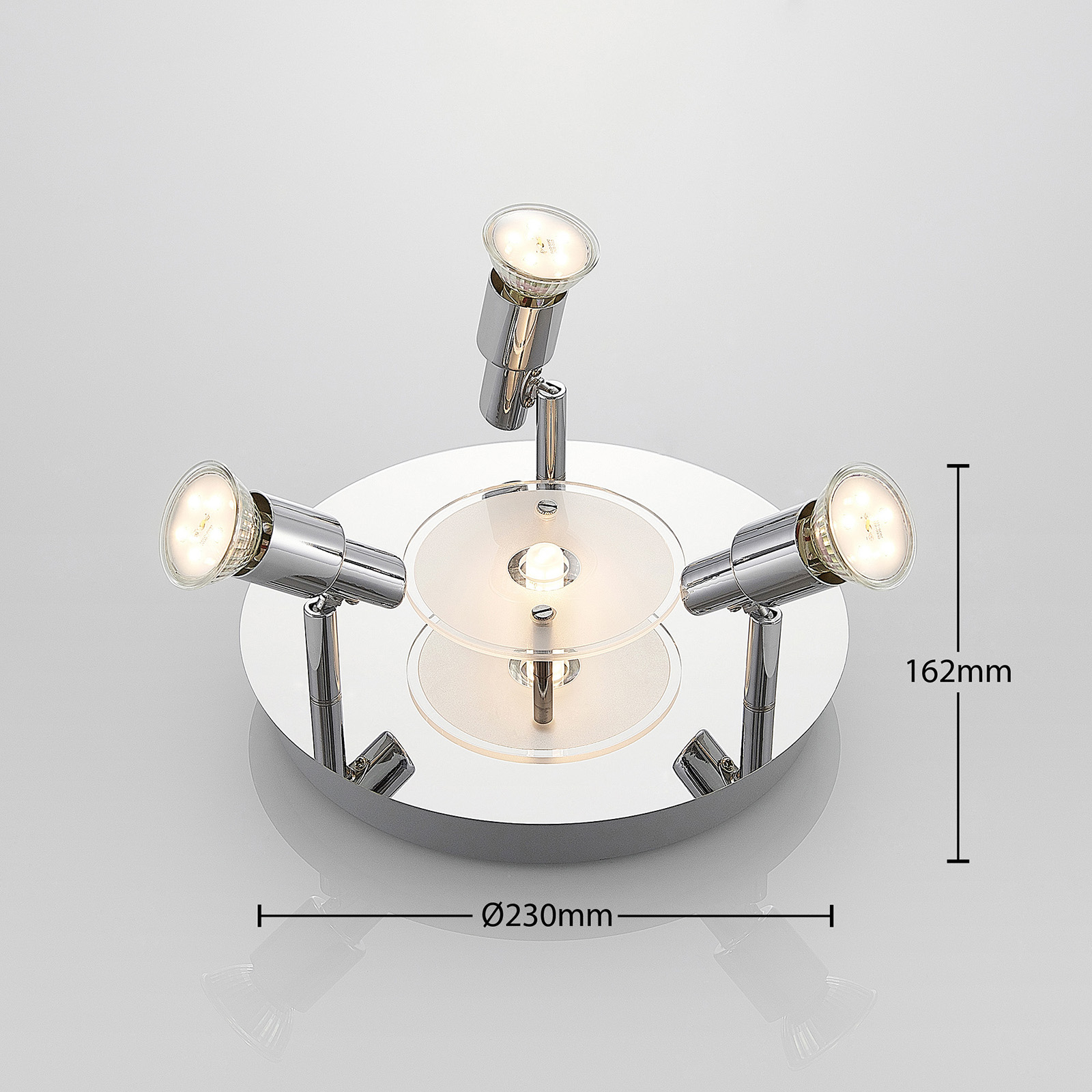 ELC Pelagia LED-Deckenleuchte, 4-flammig